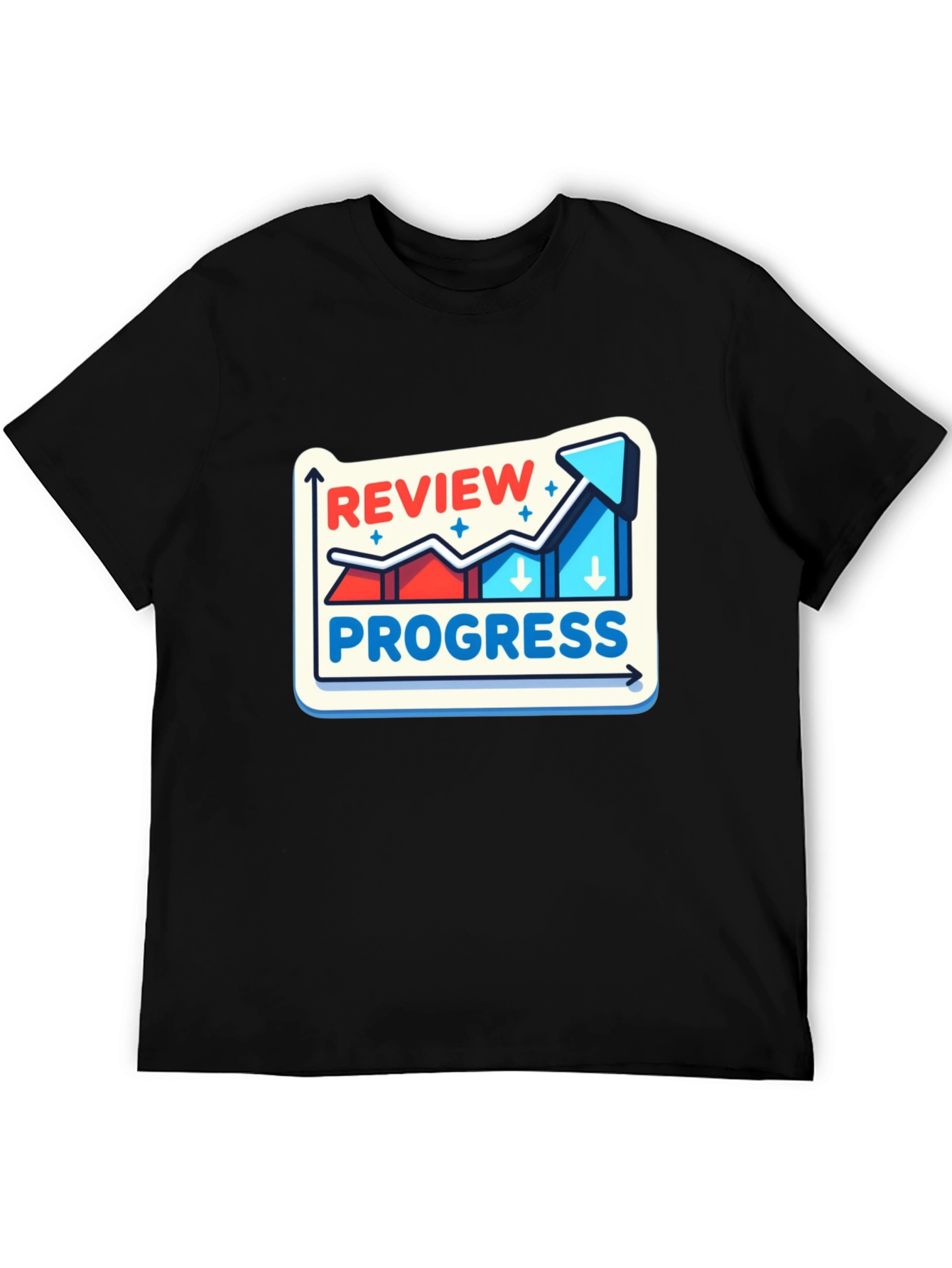 Review Progress Graphic Tee - Stylish Comfort