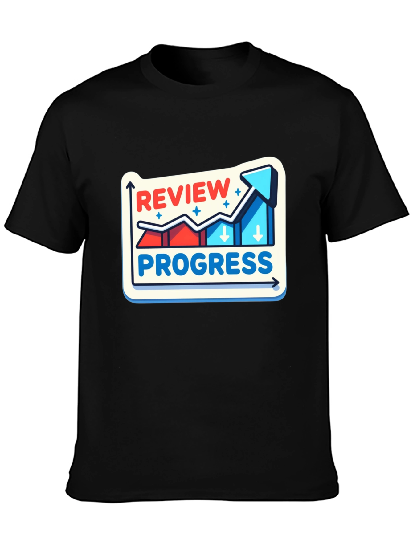 Review Progress Graphic Tee - Stylish Comfort