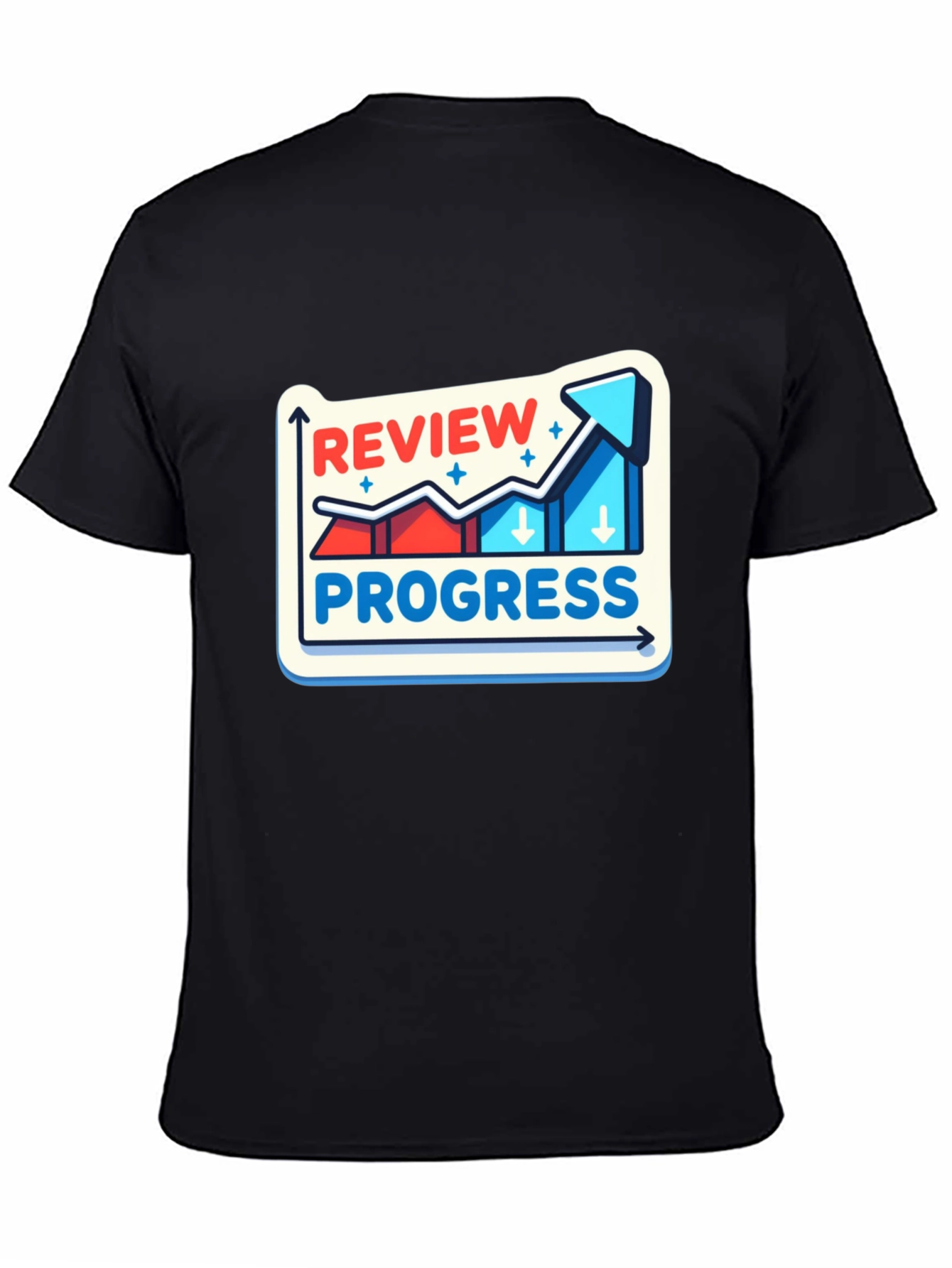 Review Progress Graphic Tee - Stylish Comfort