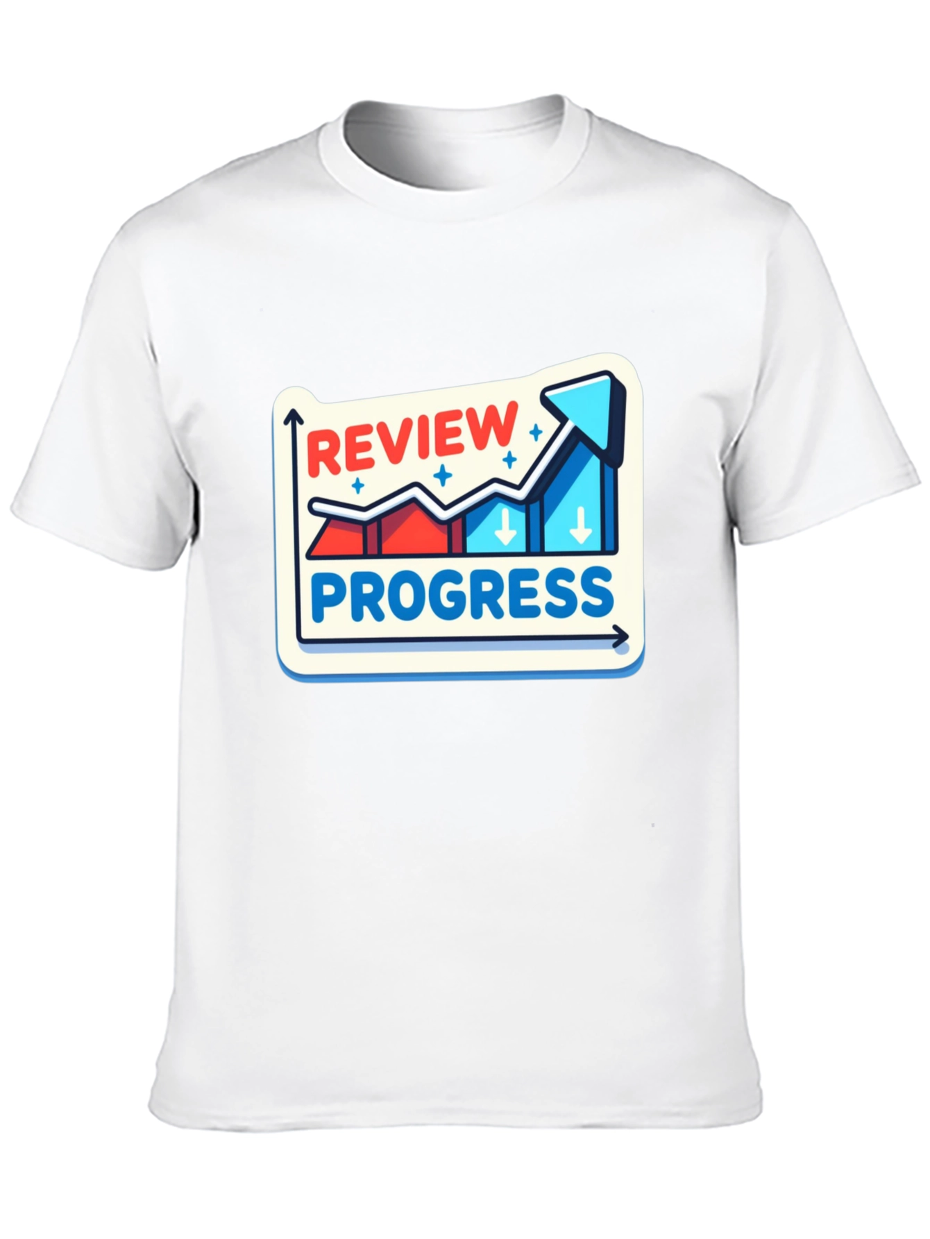 Review Progress Graphic Tee - Stylish Comfort