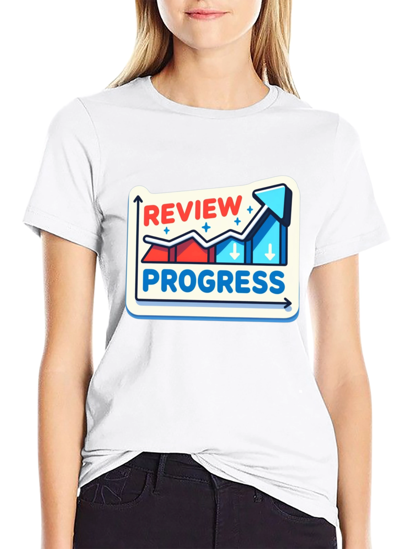 Review Progress Graphic Tee - Stylish Comfort