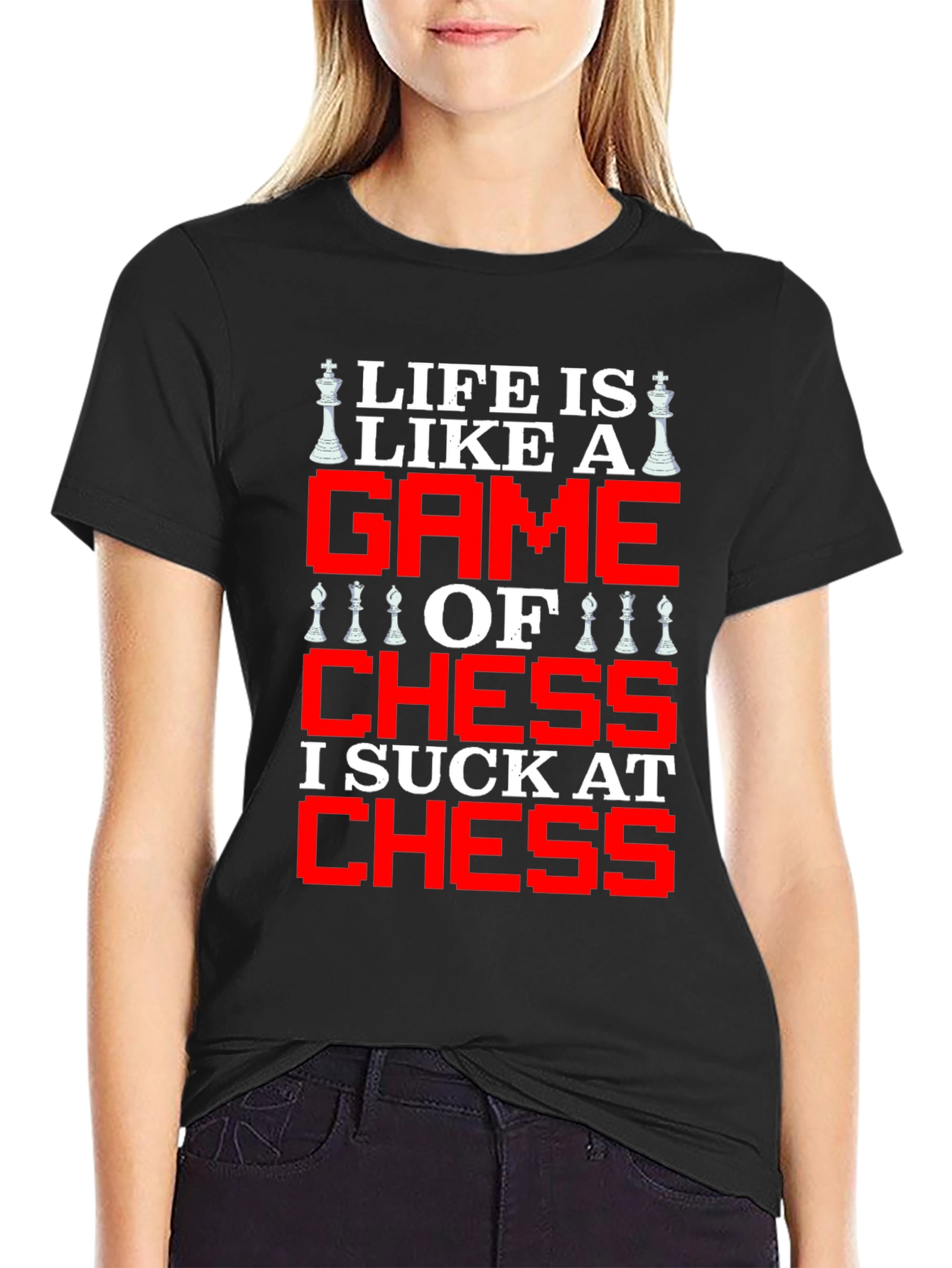 Life is Like Chess Graphic T-Shirt