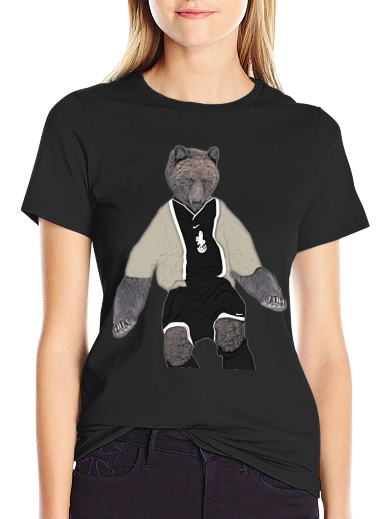 Bear Graphic Tee - Street Style