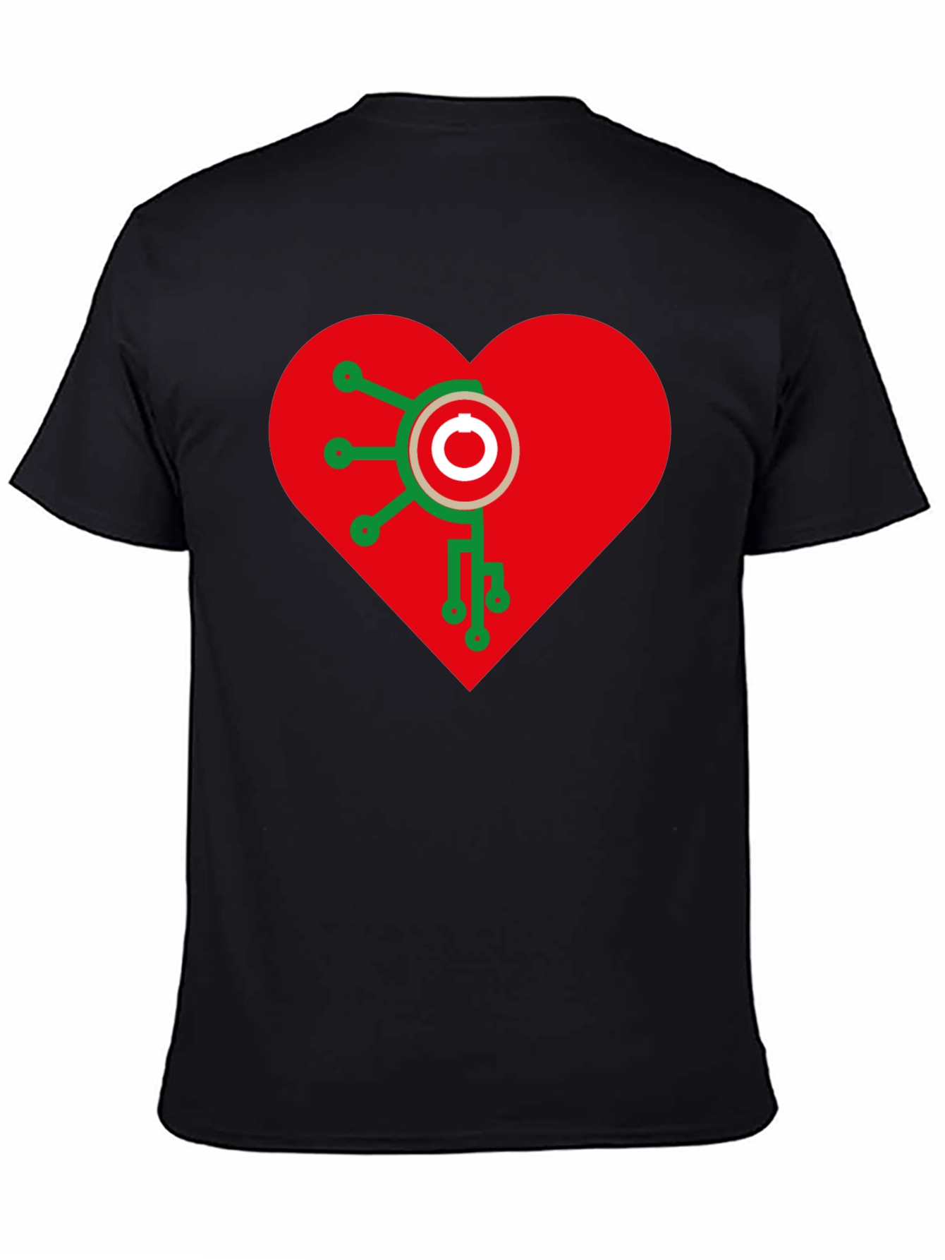 Heart Circuit Tee - Geeky Love Shirt