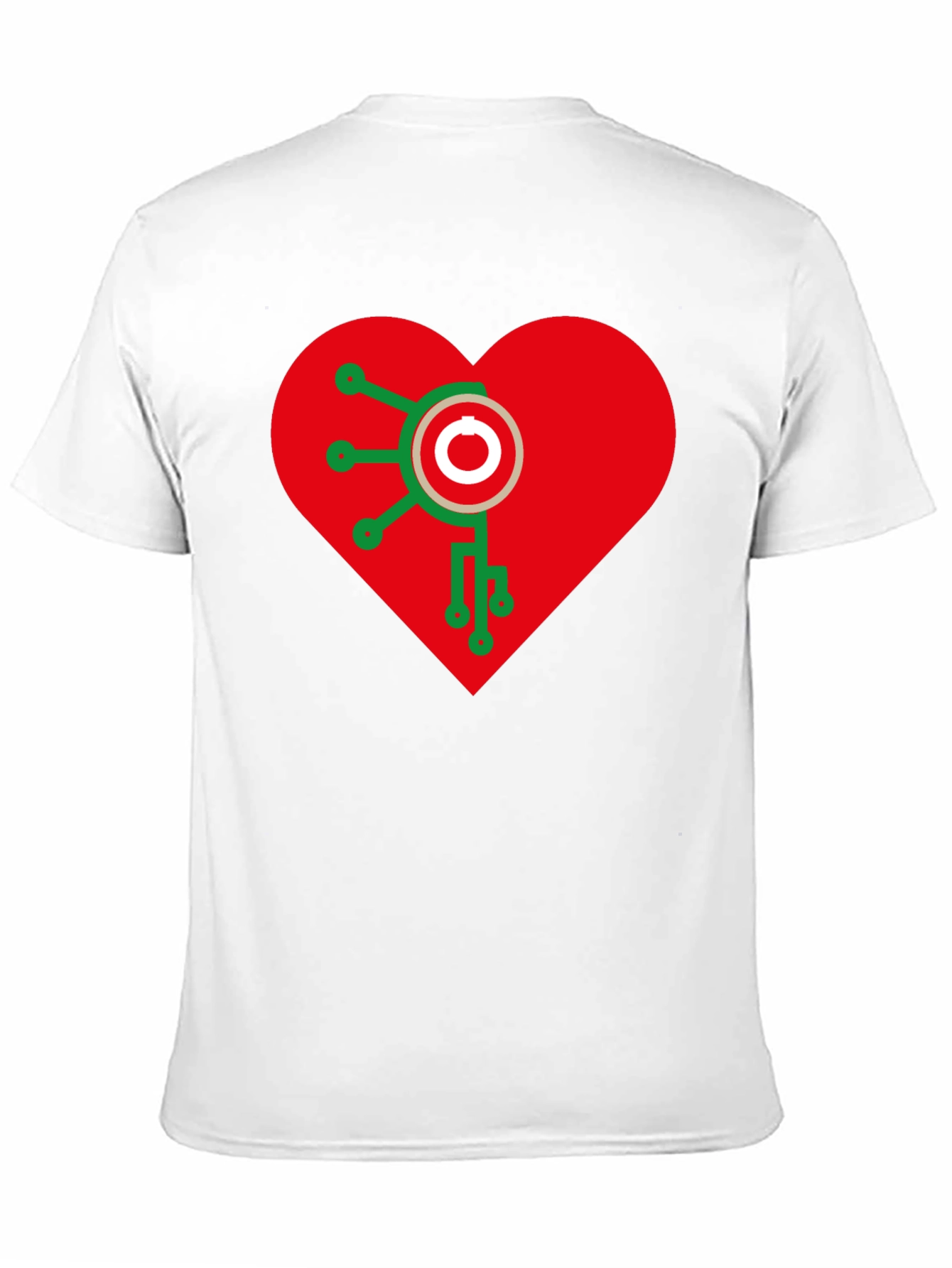 Heart Circuit Tee - Geeky Love Shirt
