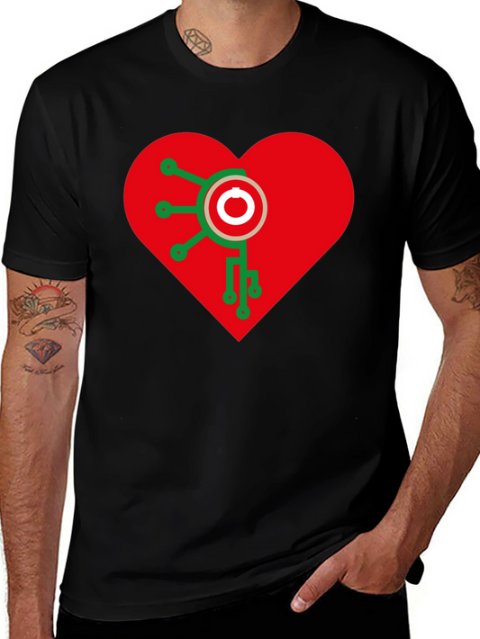 Heart Circuit Tee - Geeky Love Shirt