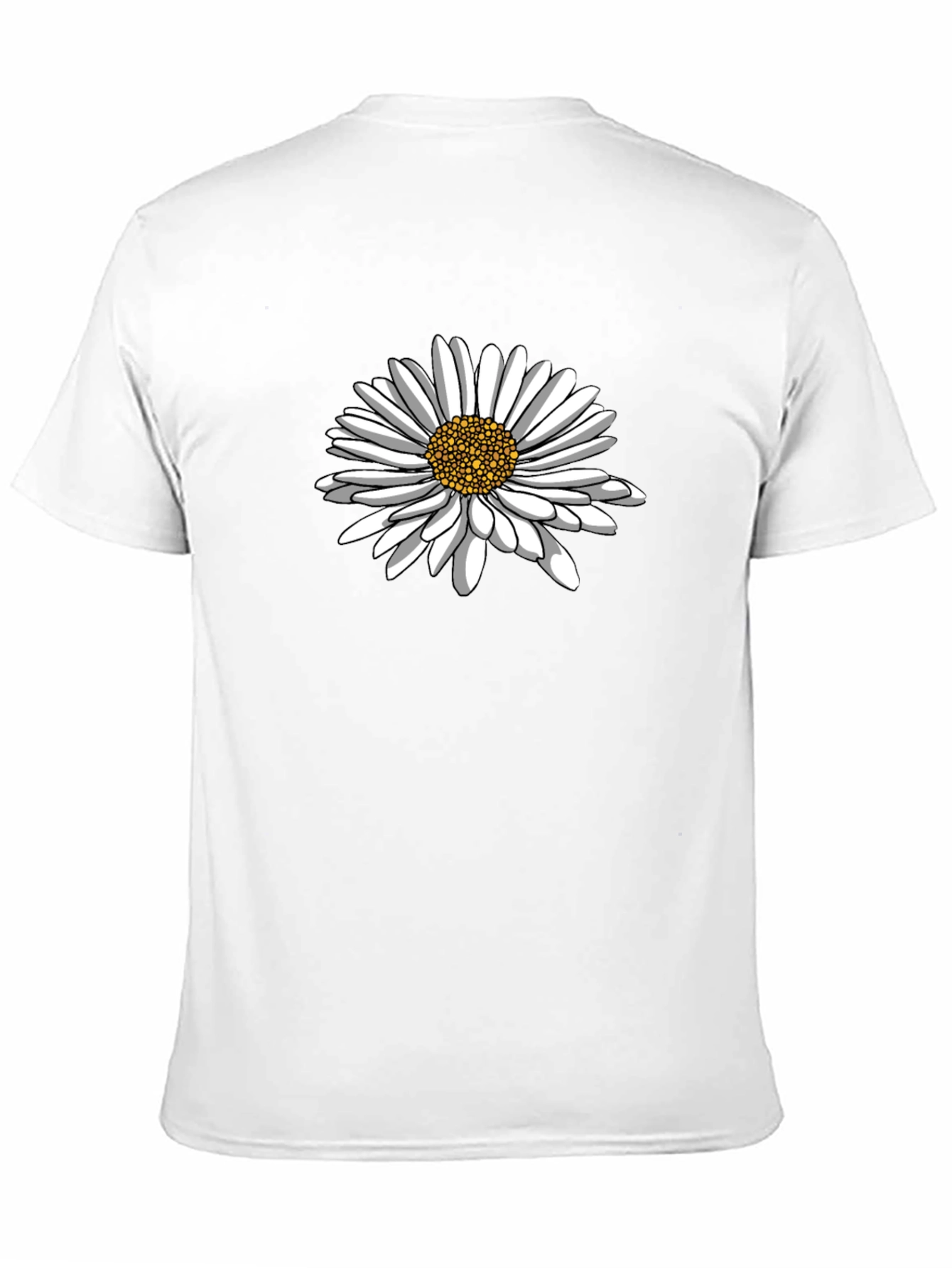 Daisy Graphic Black T-Shirt - Classic Comfort