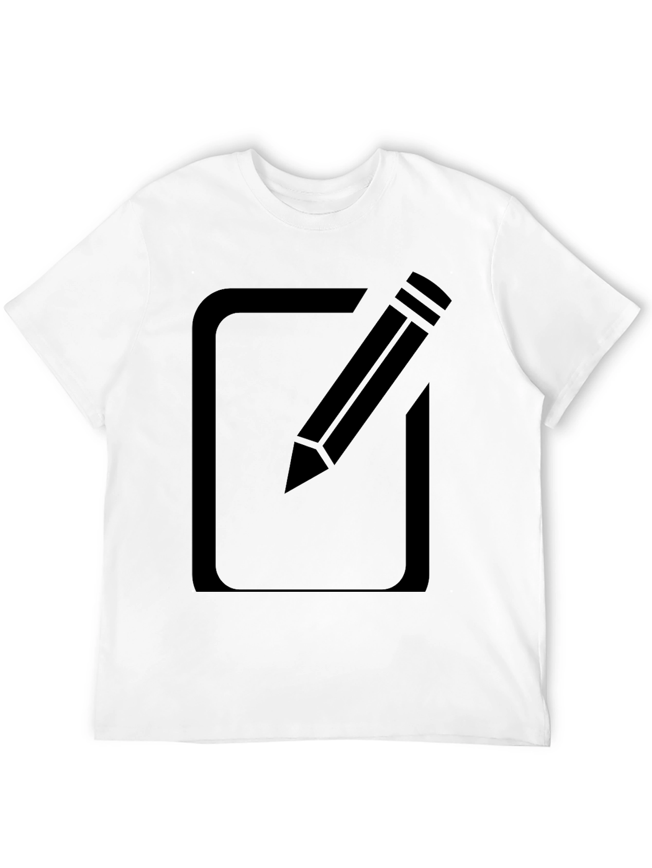 Black T-Shirt with Edit Icon