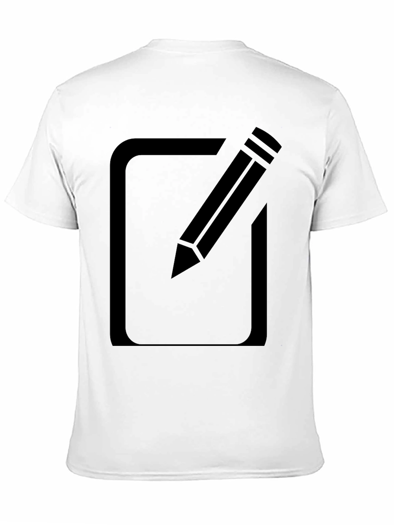 Black T-Shirt with Edit Icon