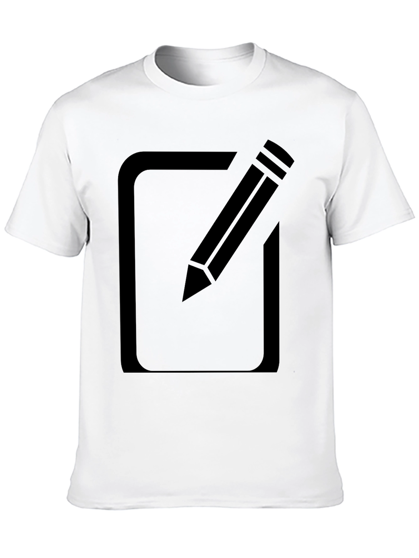 Black T-Shirt with Edit Icon