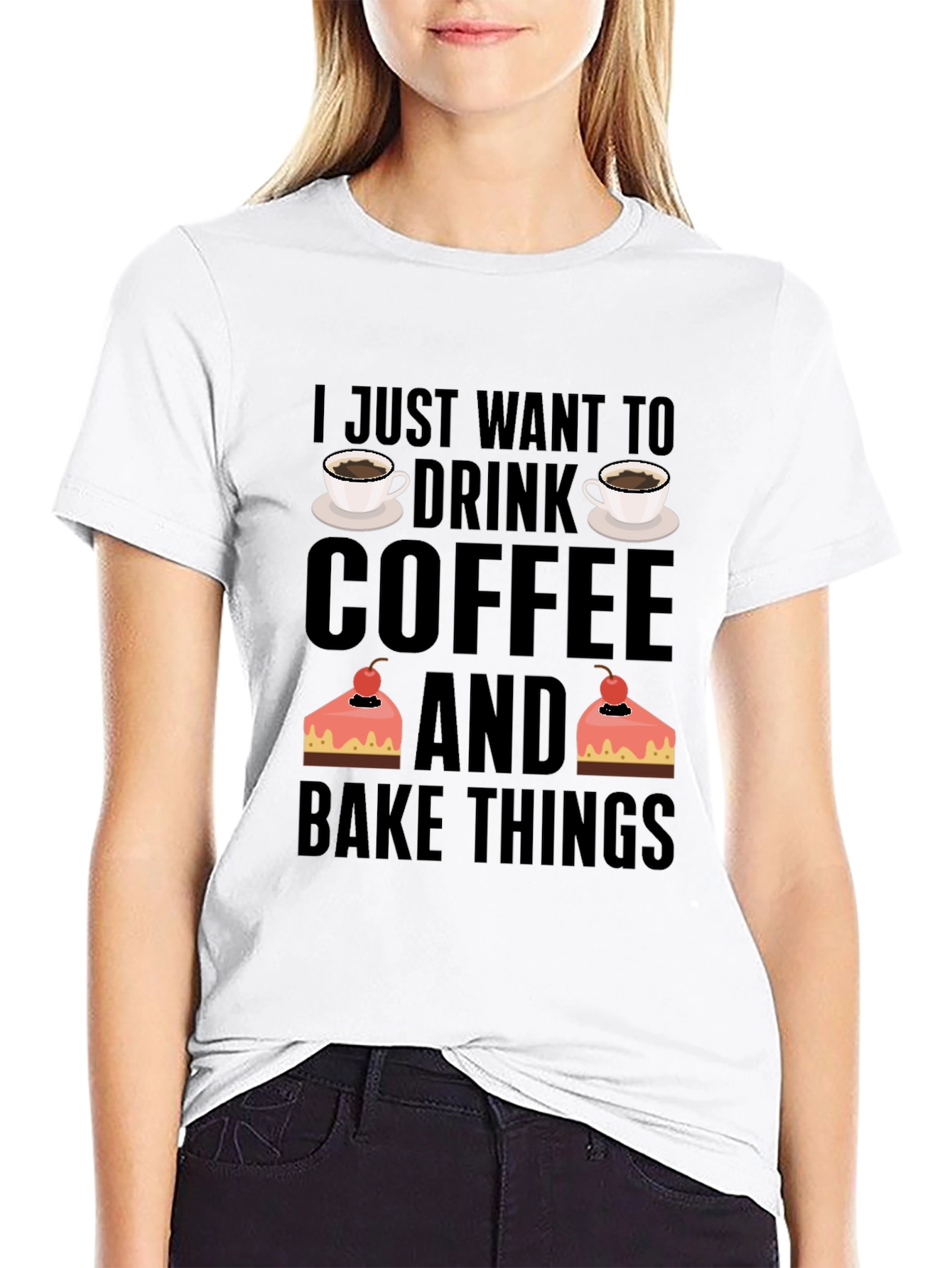 Coffee and Baking Lover T-Shirt - Black