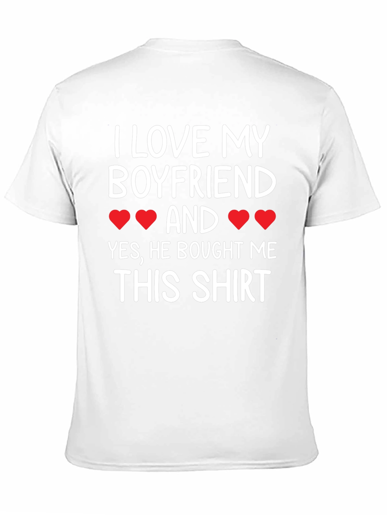 I Love My Boyfriend T-Shirt - Cute Girlfriend Tee