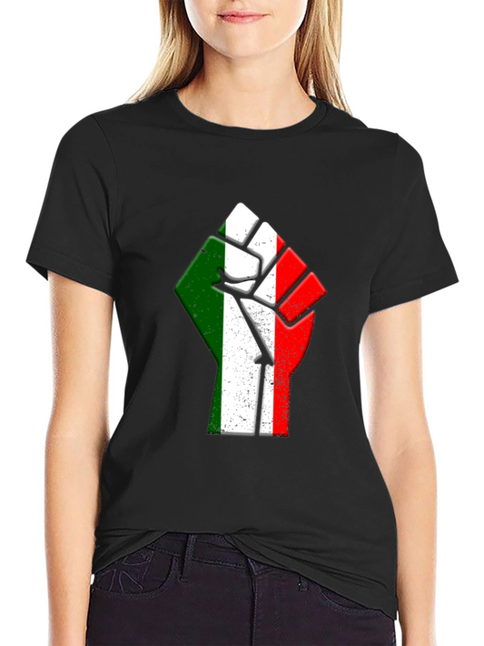 Italy Flag Fist T-Shirt