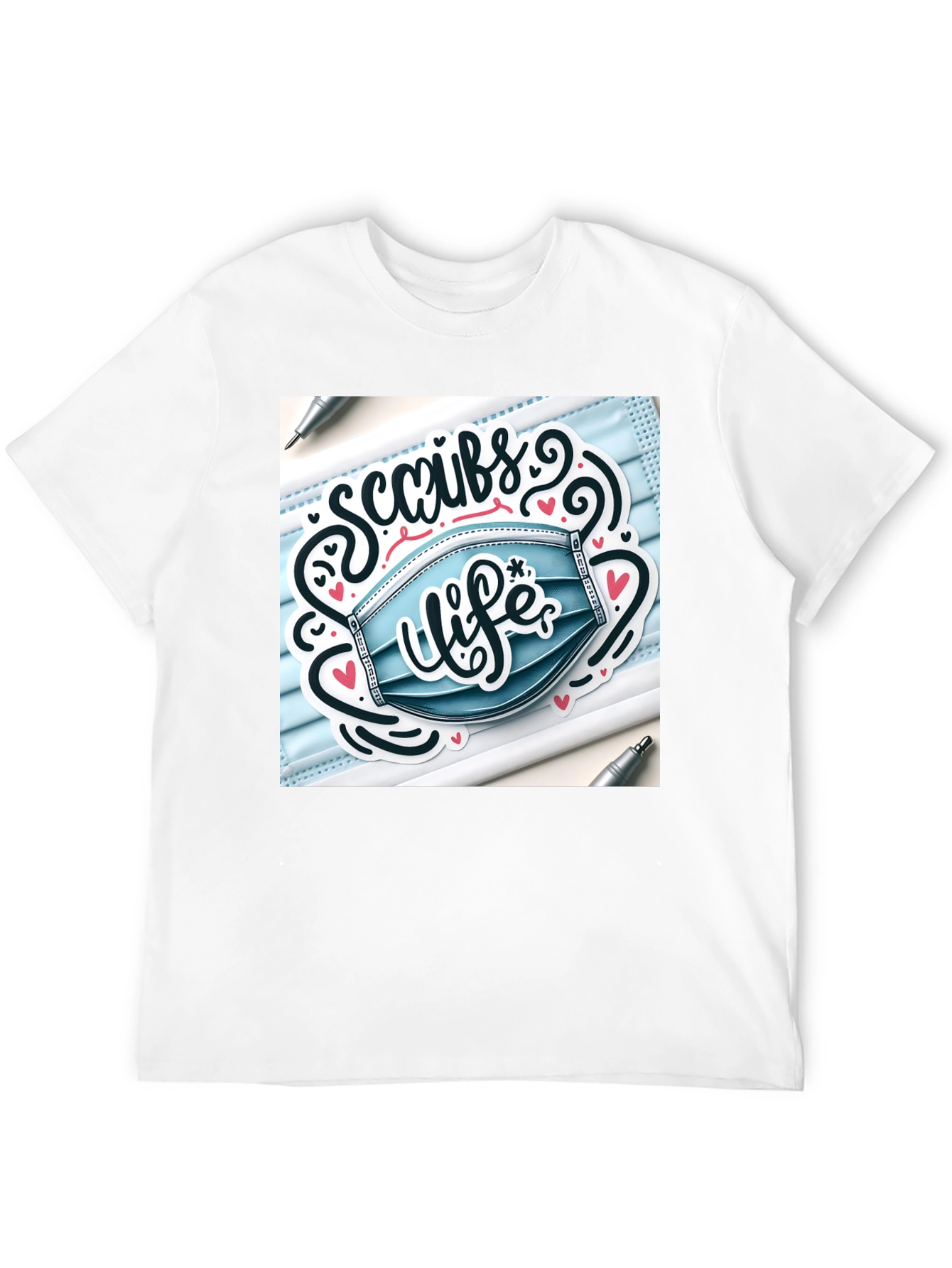 Scrubs Life Graphic T-Shirt - Stylish Medical Apparel