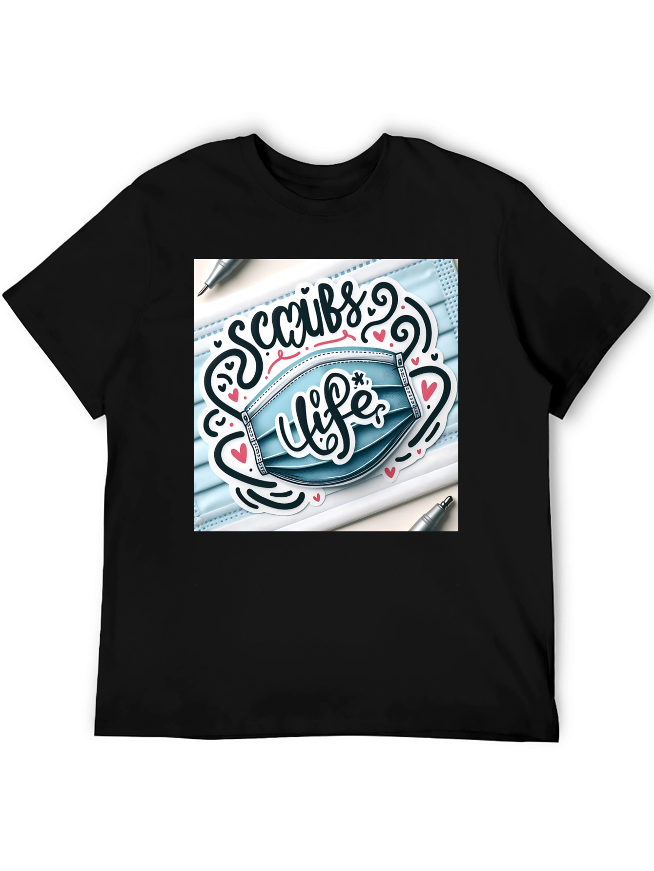 Scrubs Life Graphic T-Shirt - Stylish Medical Apparel