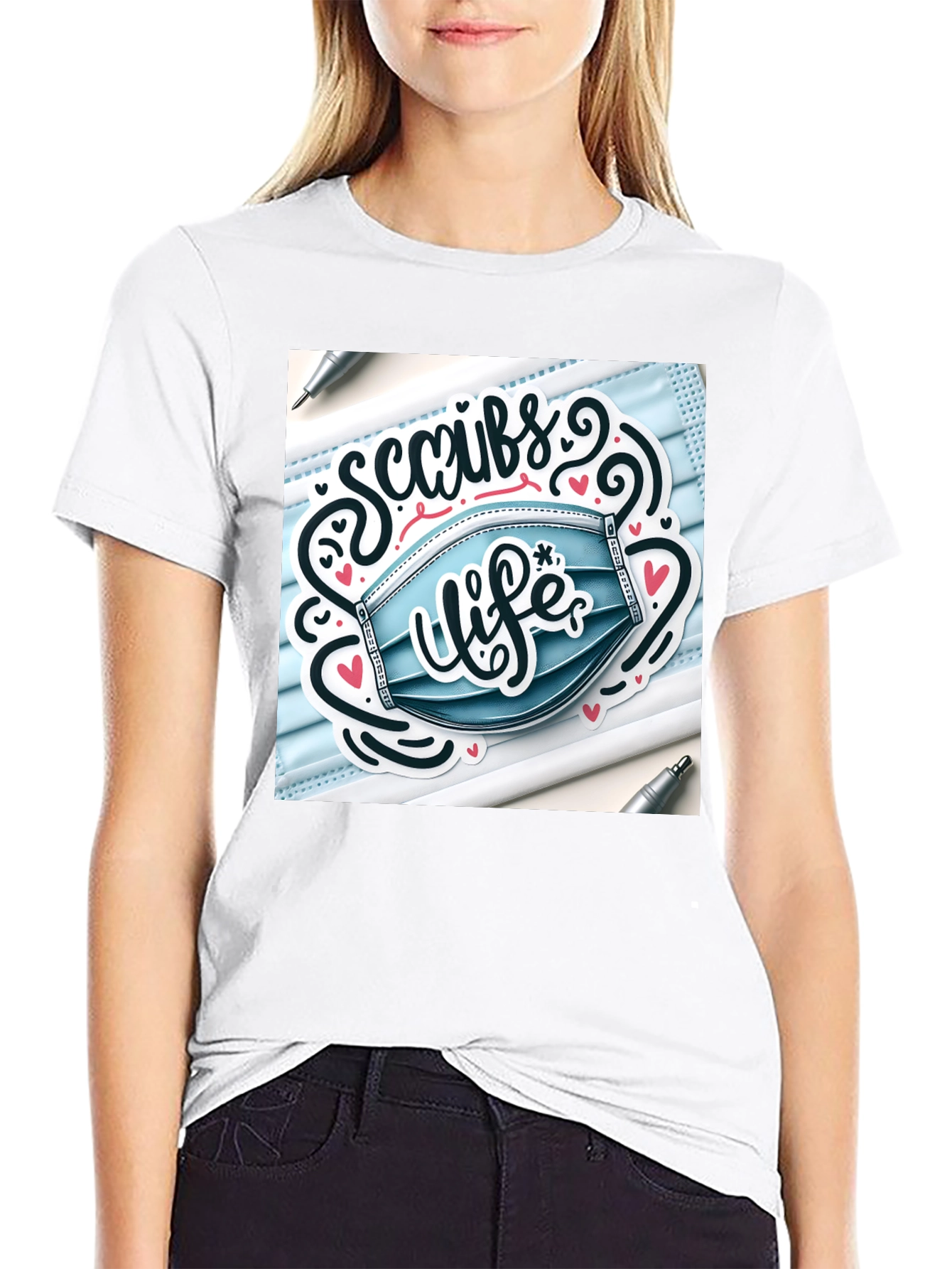 Scrubs Life Graphic T-Shirt - Stylish Medical Apparel