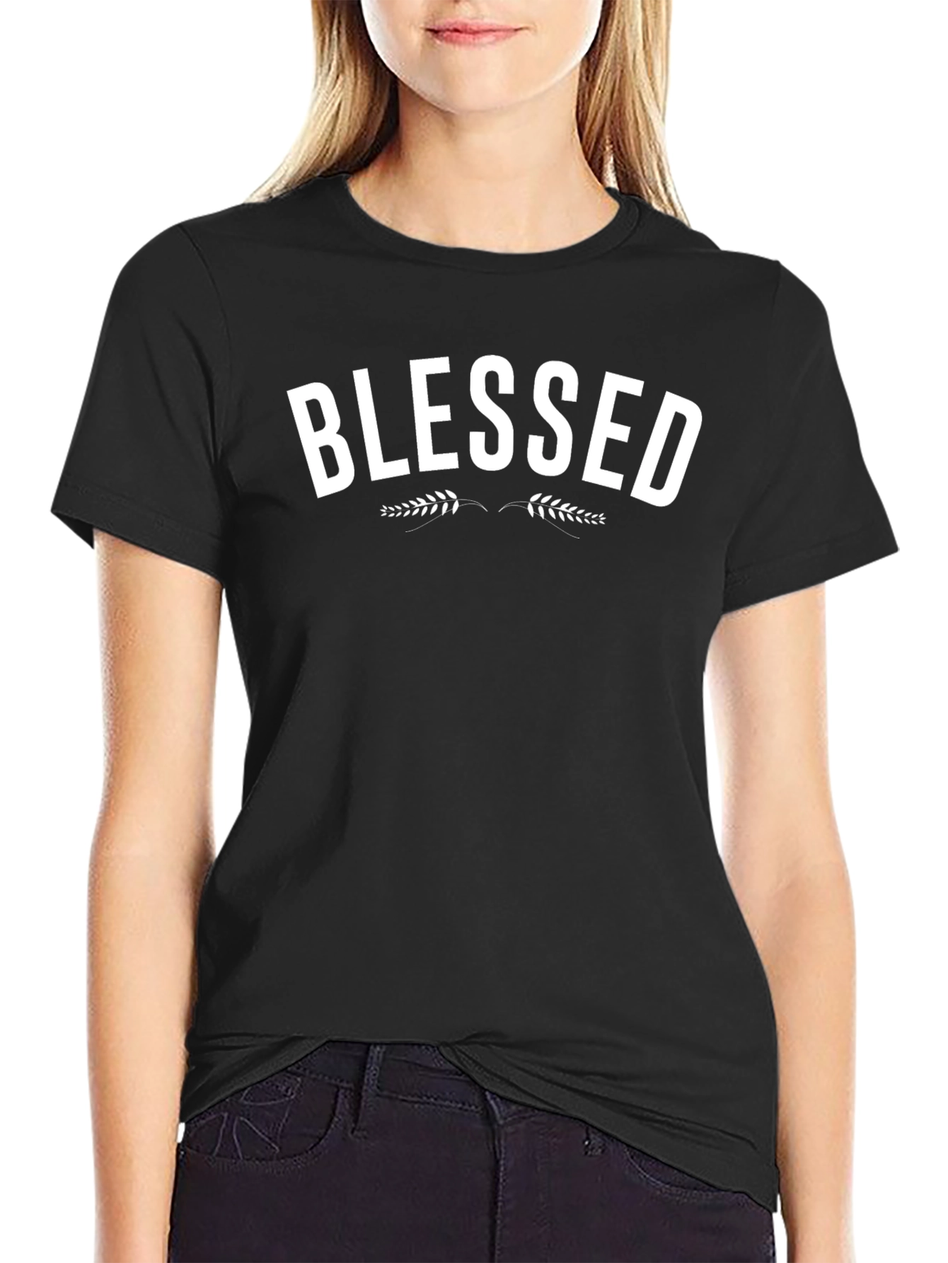 Blessed Graphic T-Shirt - Black