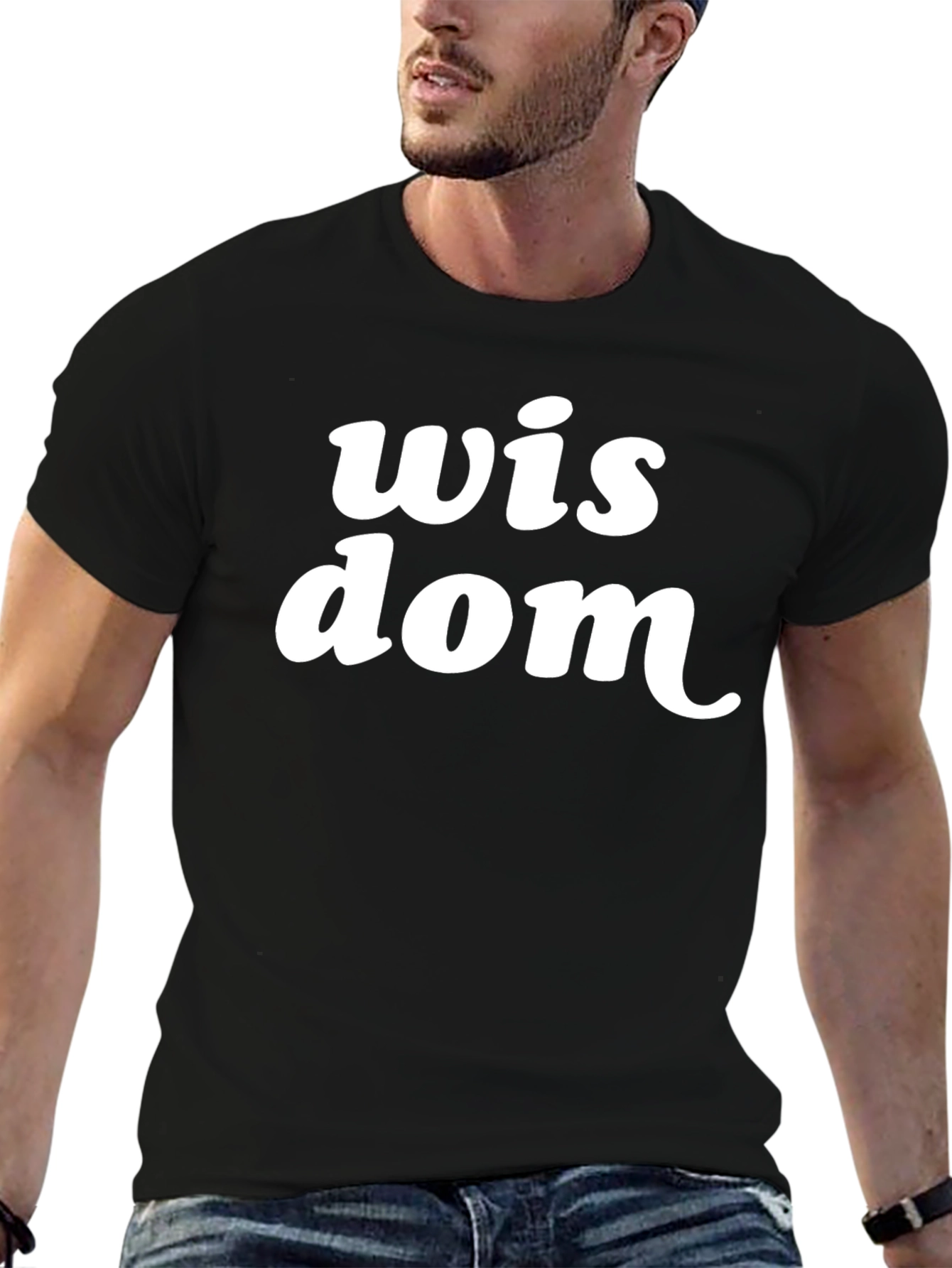 Wisdom Graphic Tee - Classic Black T-Shirt