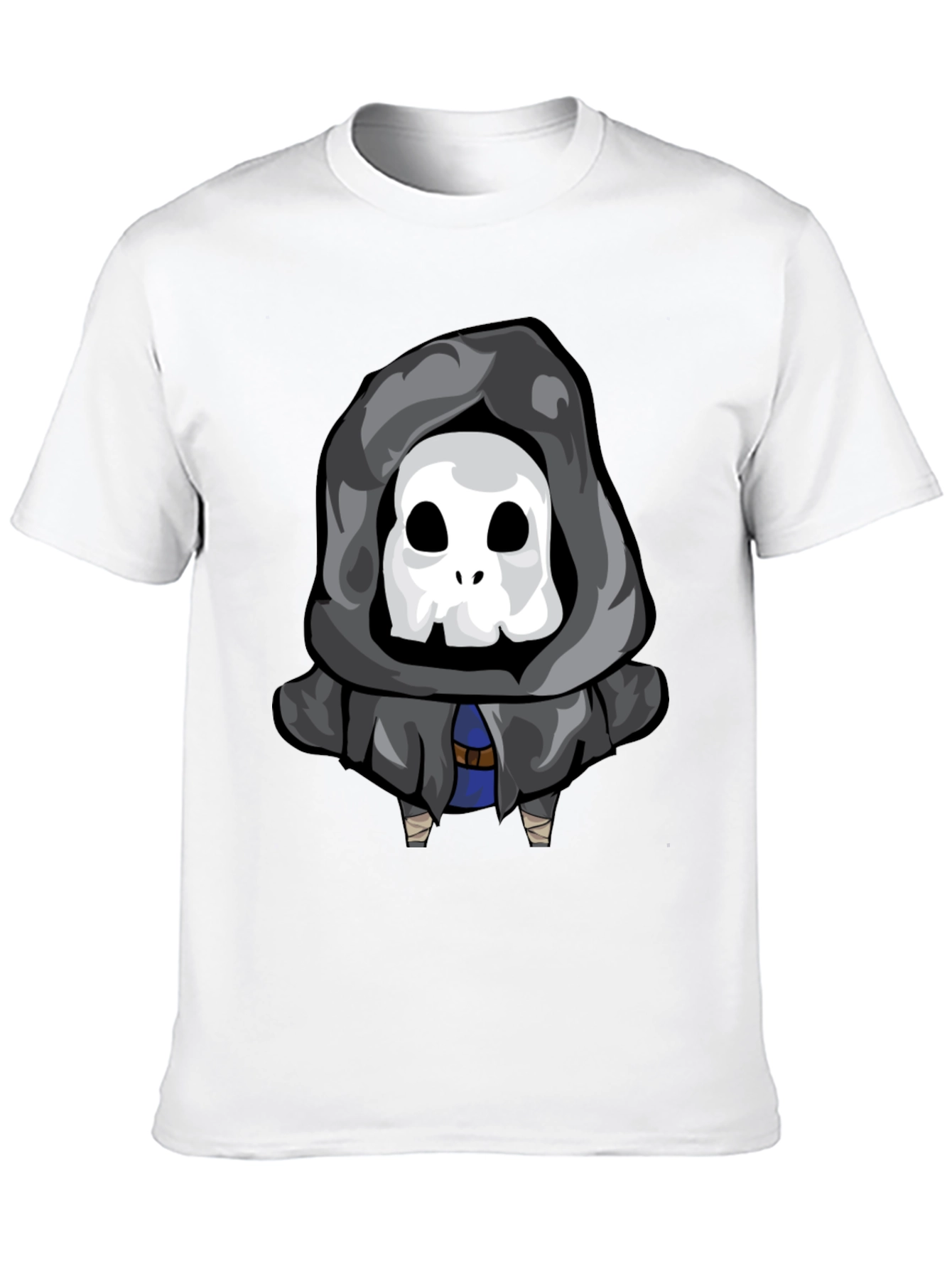Skull Reaper Graphic Tee - Black