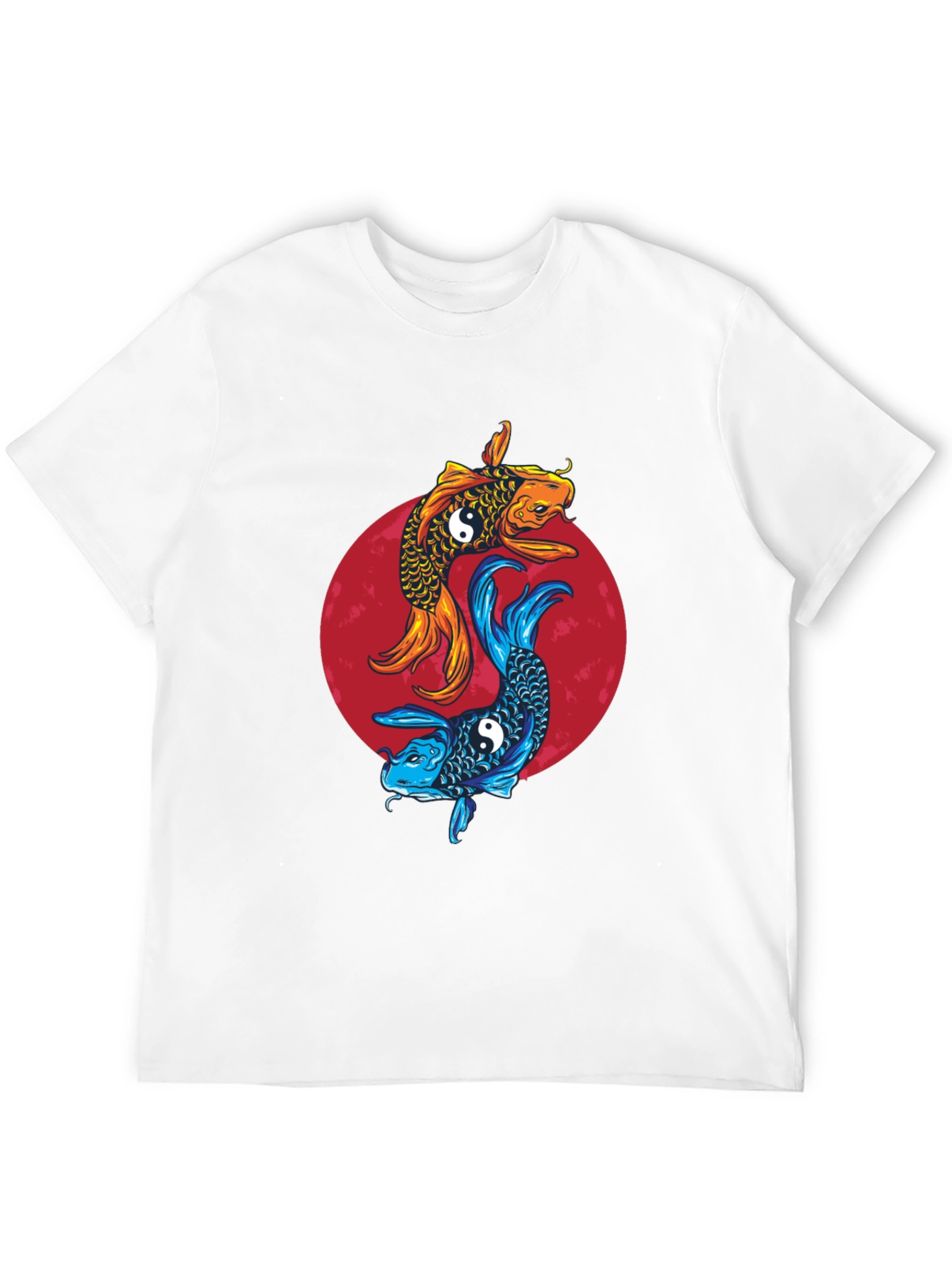 Yin Yang Koi Fish Graphic Tee