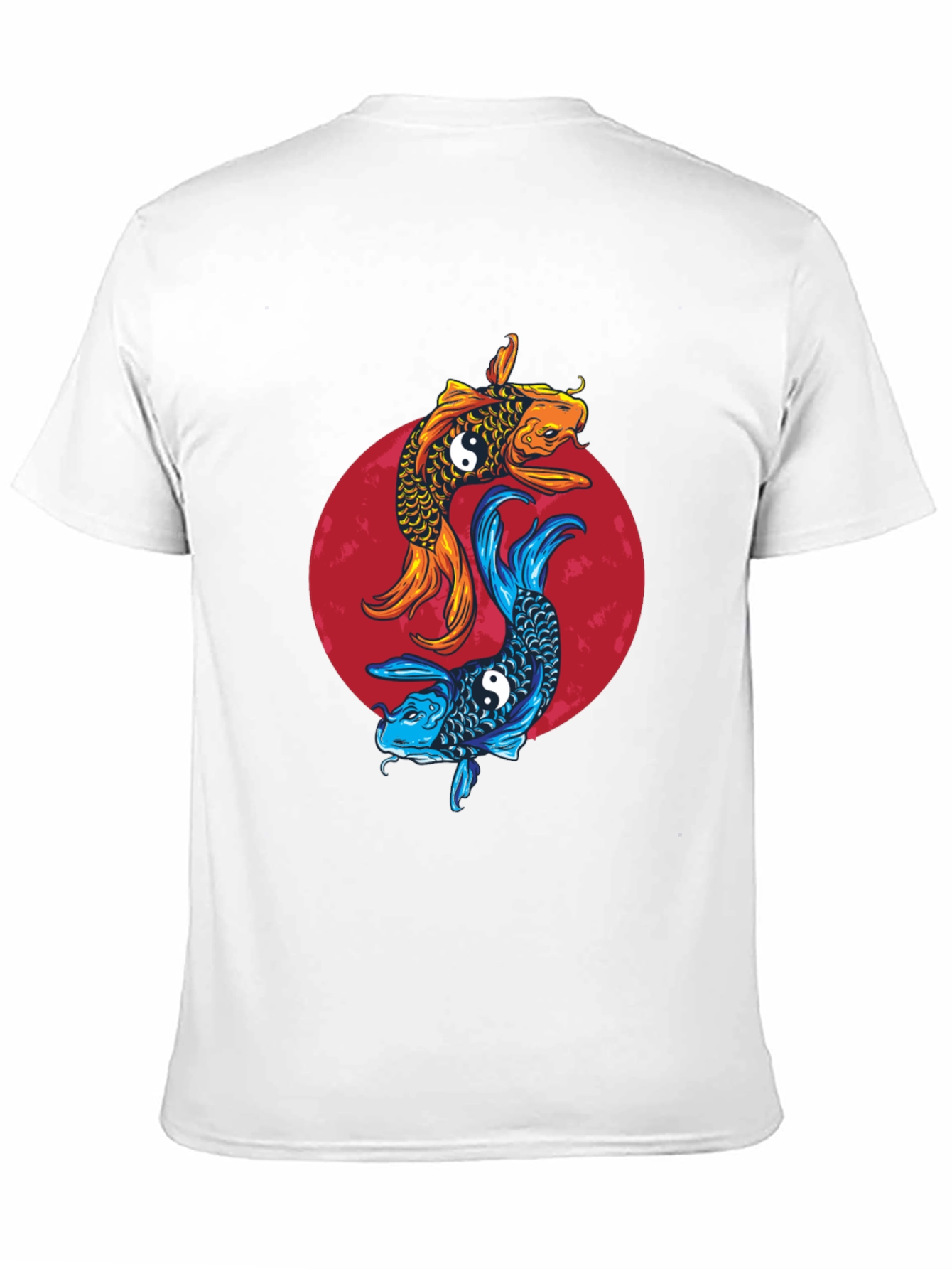 Yin Yang Koi Fish Graphic Tee