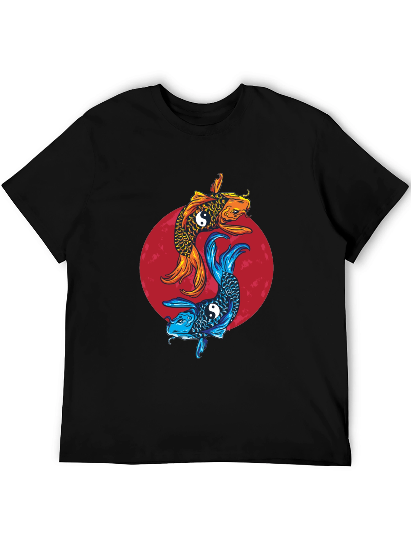 Yin Yang Koi Fish Graphic Tee