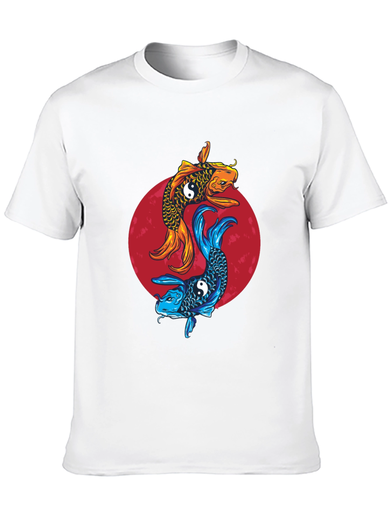Yin Yang Koi Fish Graphic Tee