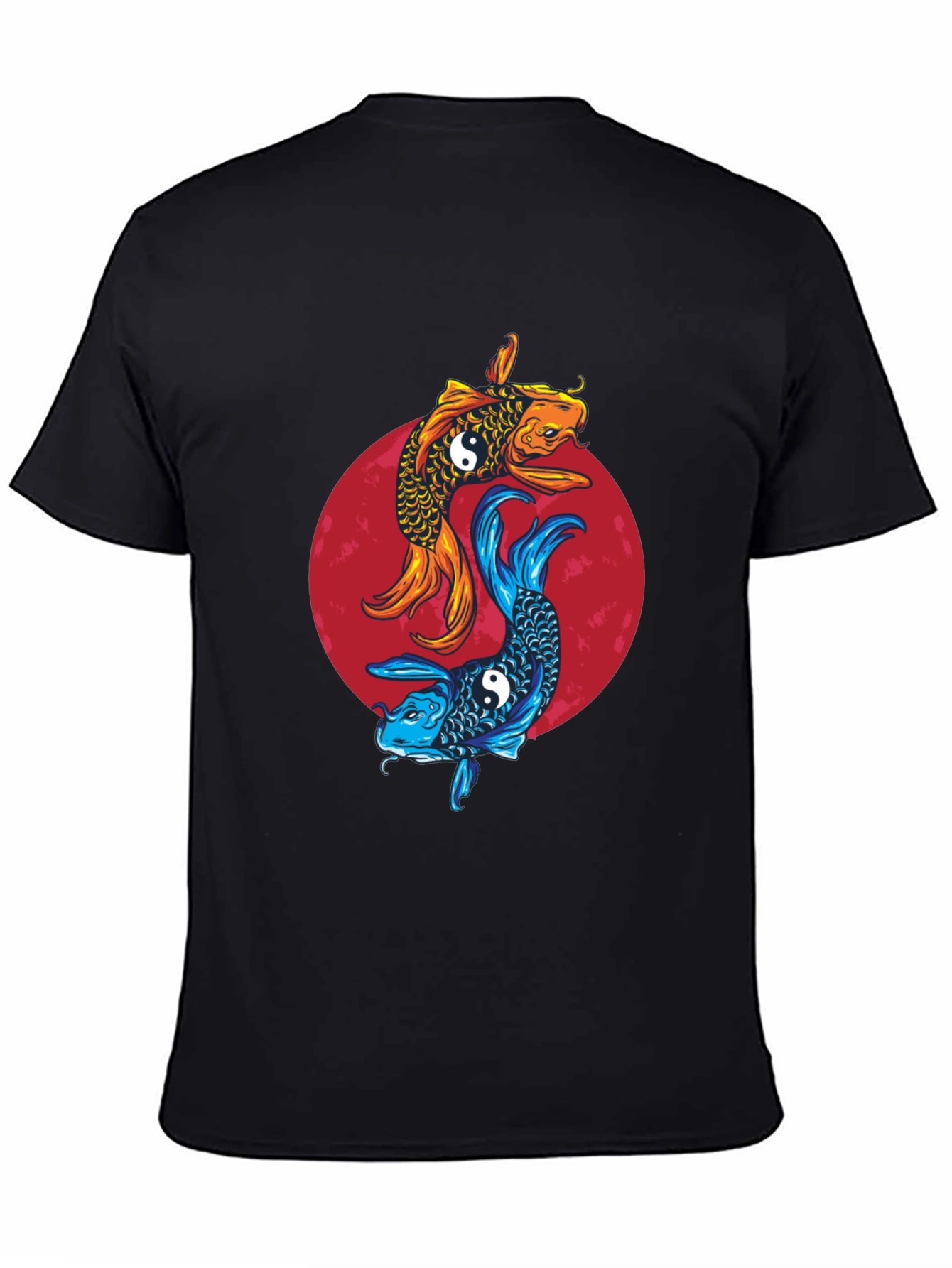 Yin Yang Koi Fish Graphic Tee