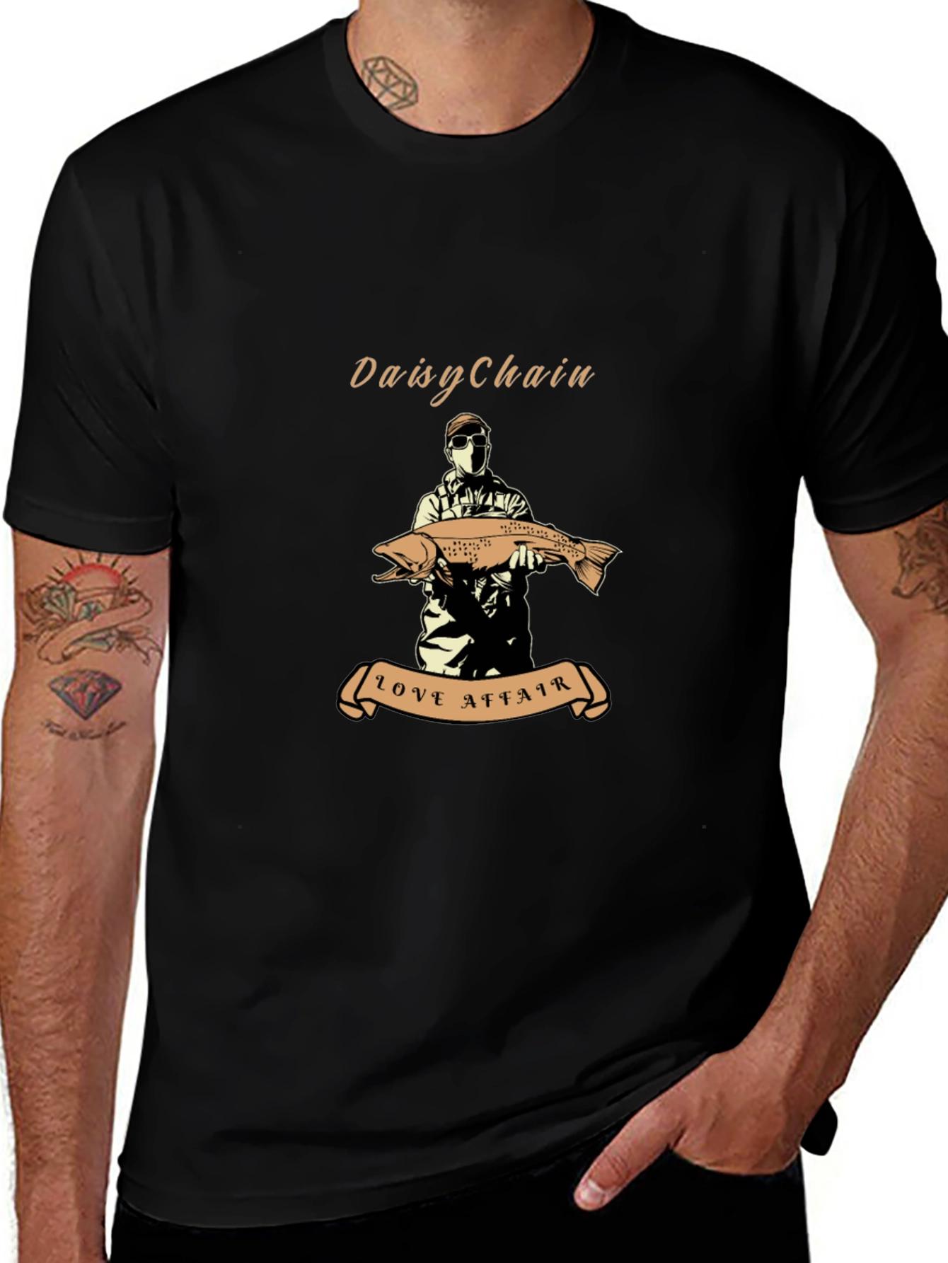 DaisyChain Love Affair T-Shirt - Black