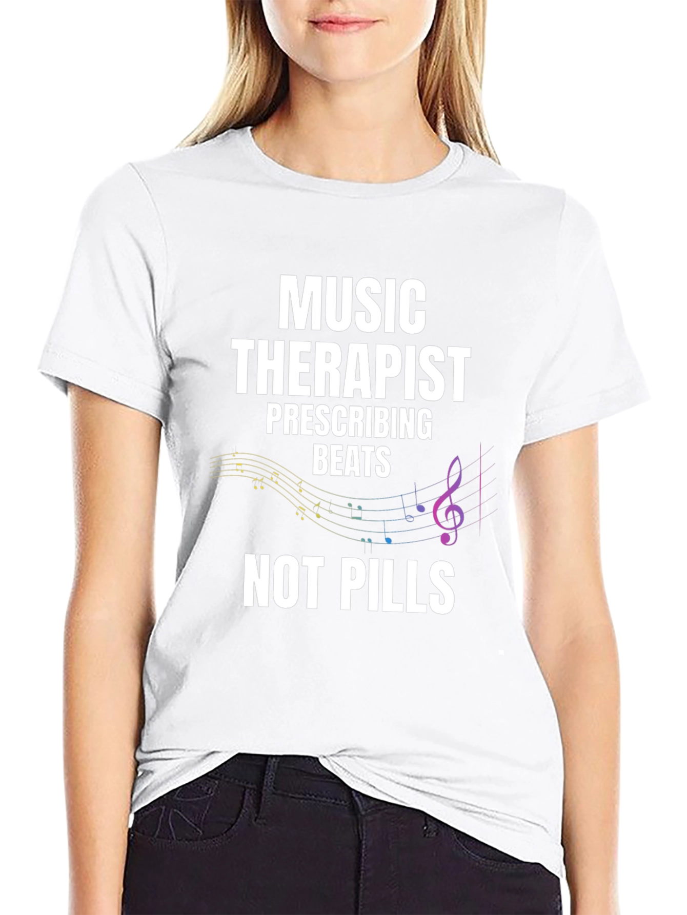 Music Therapist T-Shirt - Beats Not Pills