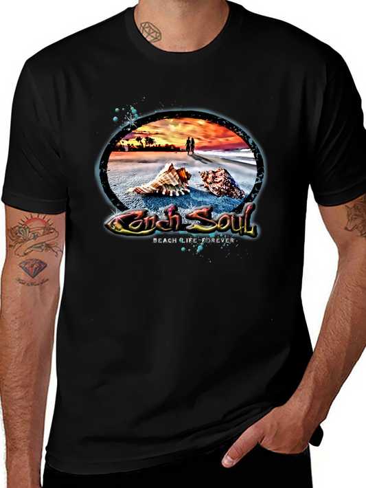 Conch Soul Beach Life Tee