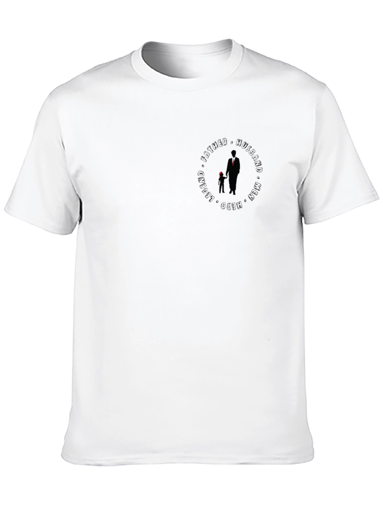 Fathers Day Graphic Black T-Shirt