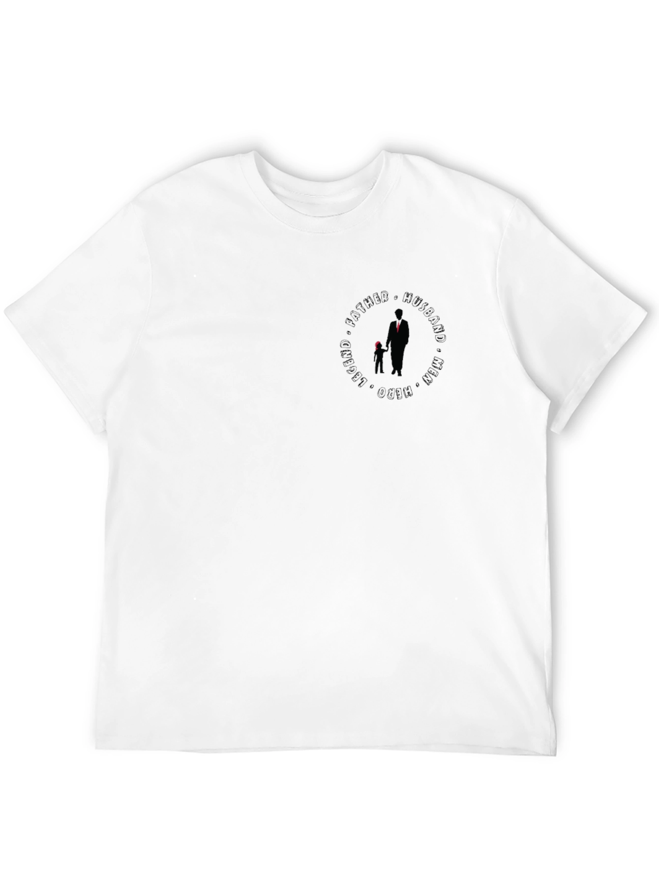 Fathers Day Graphic Black T-Shirt