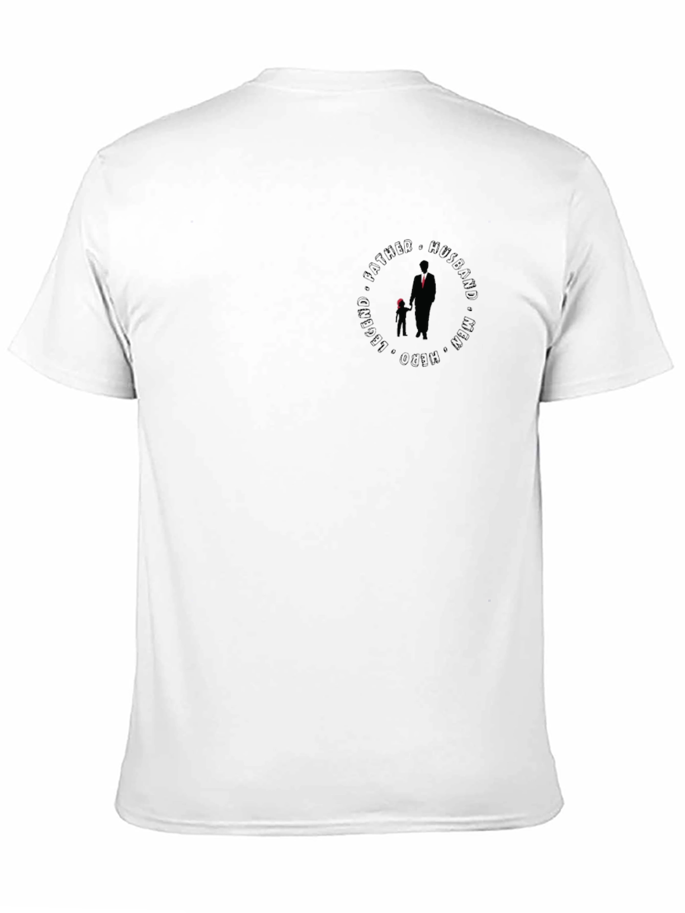 Fathers Day Graphic Black T-Shirt