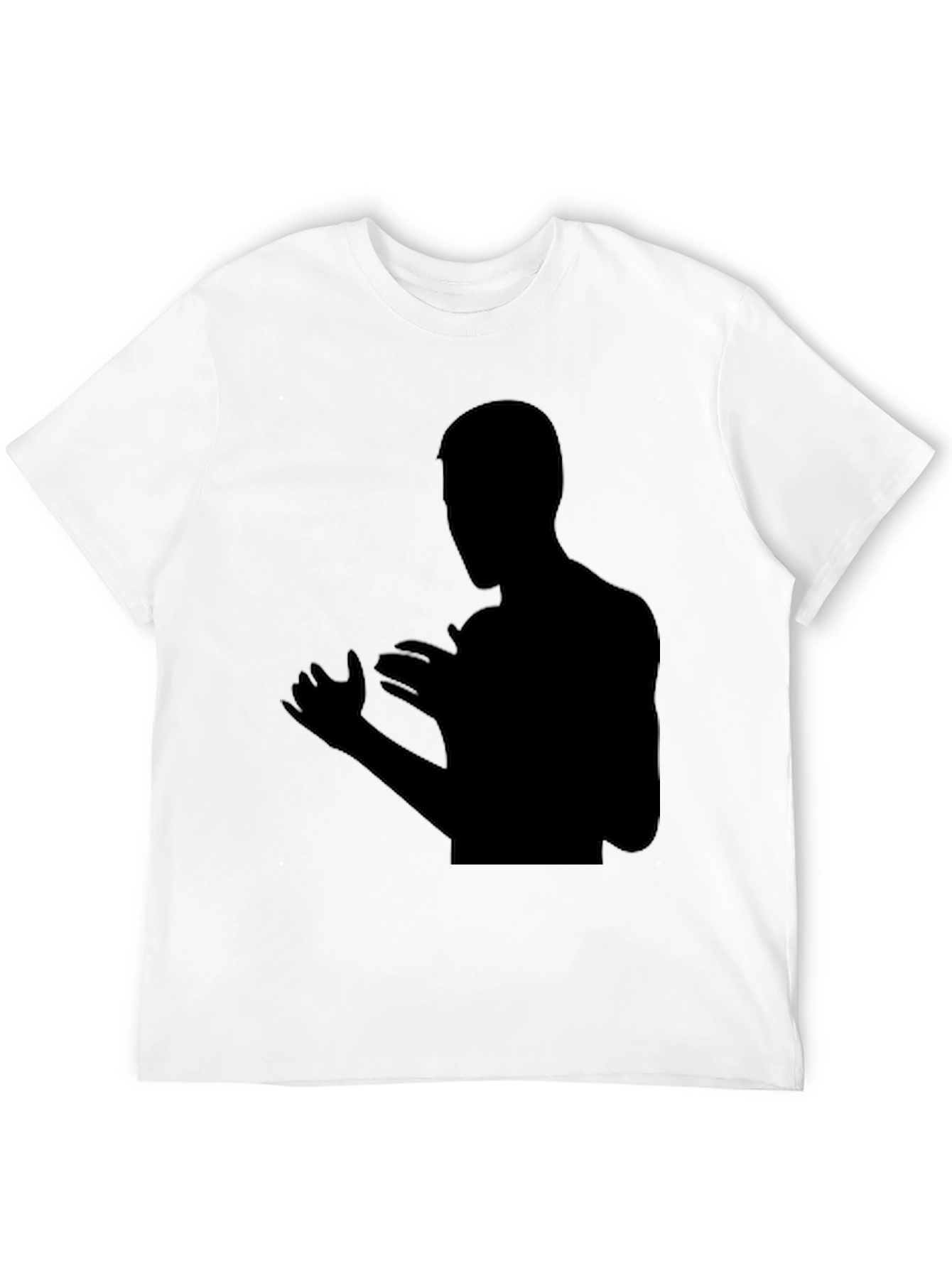Black Silhouette Graphic Tee - Modern Fit