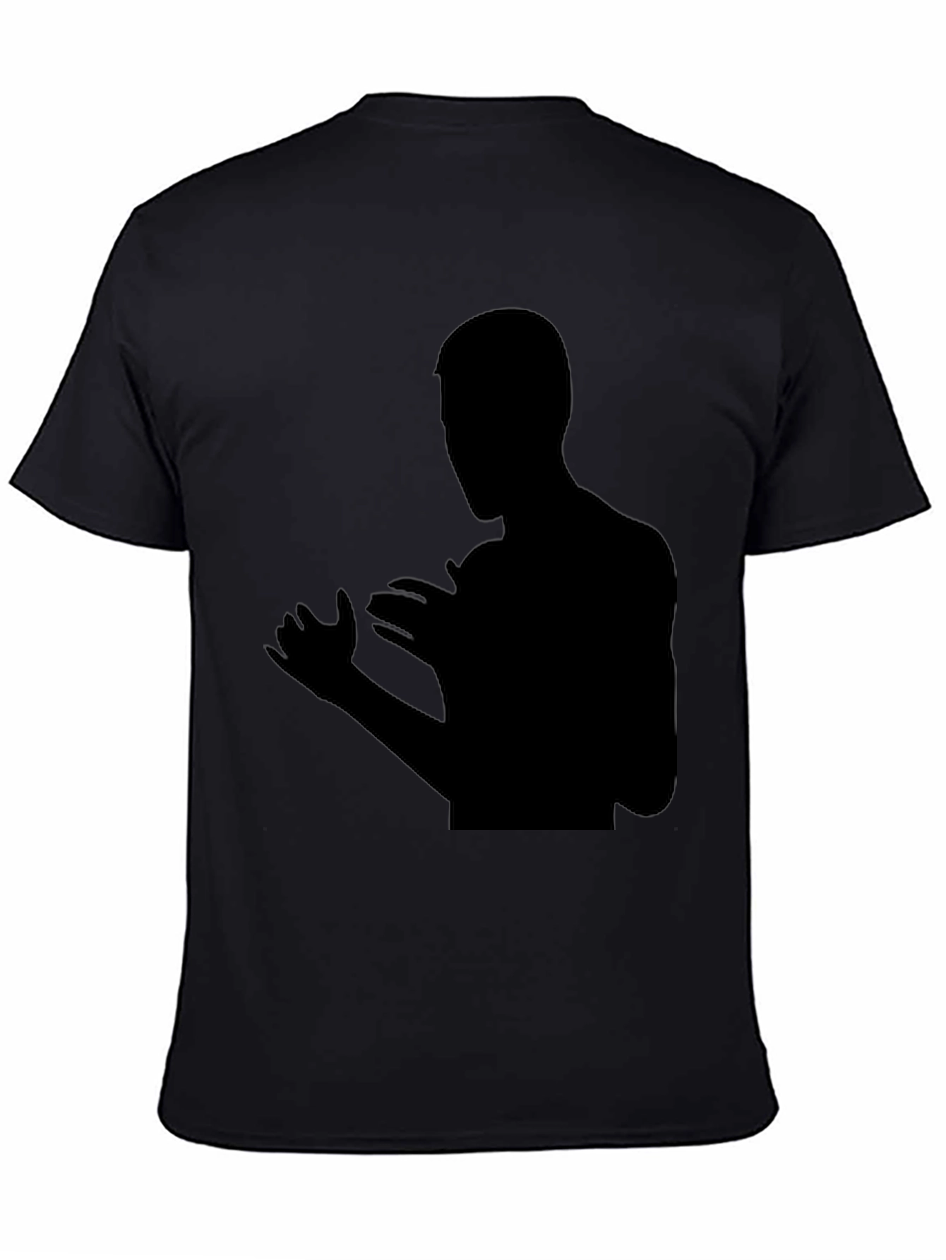 Black Silhouette Graphic Tee - Modern Fit