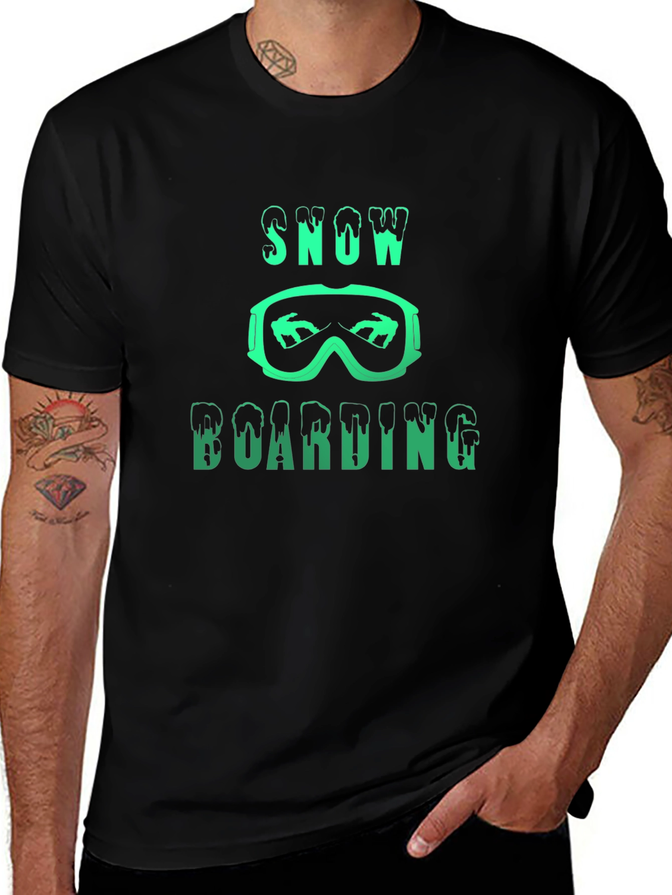 Snowboarding Graphic T-Shirt