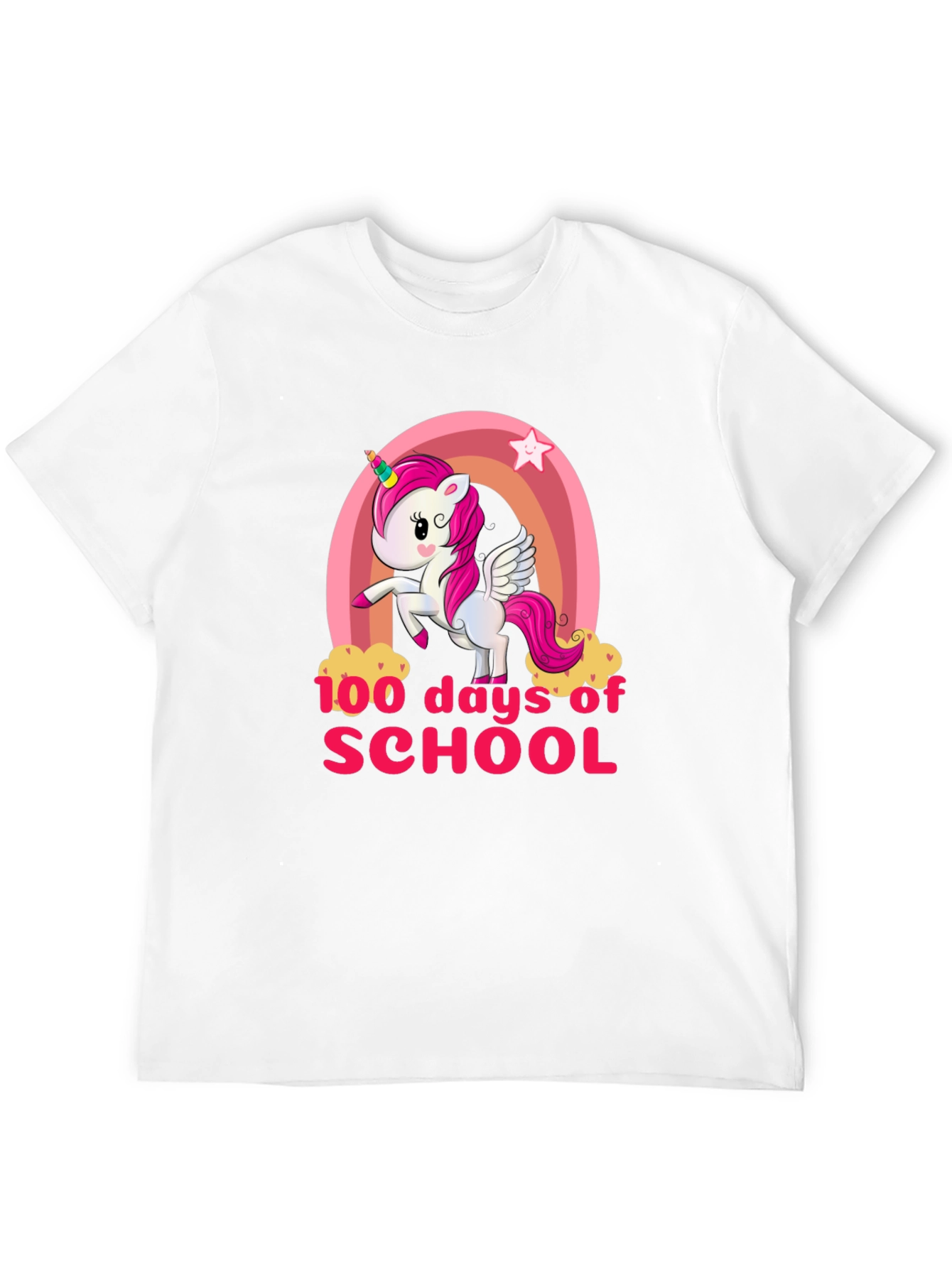 100 Days of School Unicorn Graphic Tee