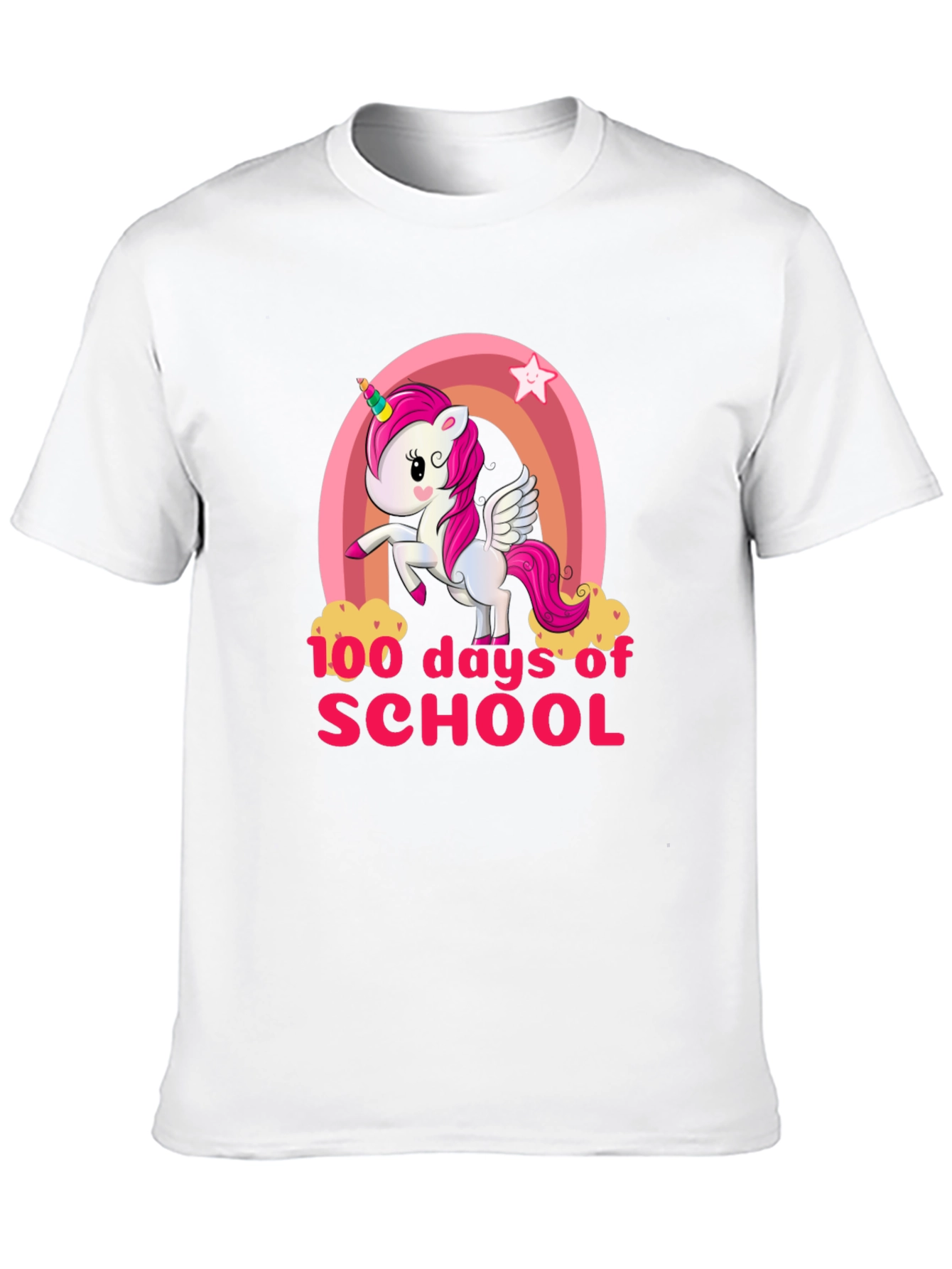 100 Days of School Unicorn Graphic Tee