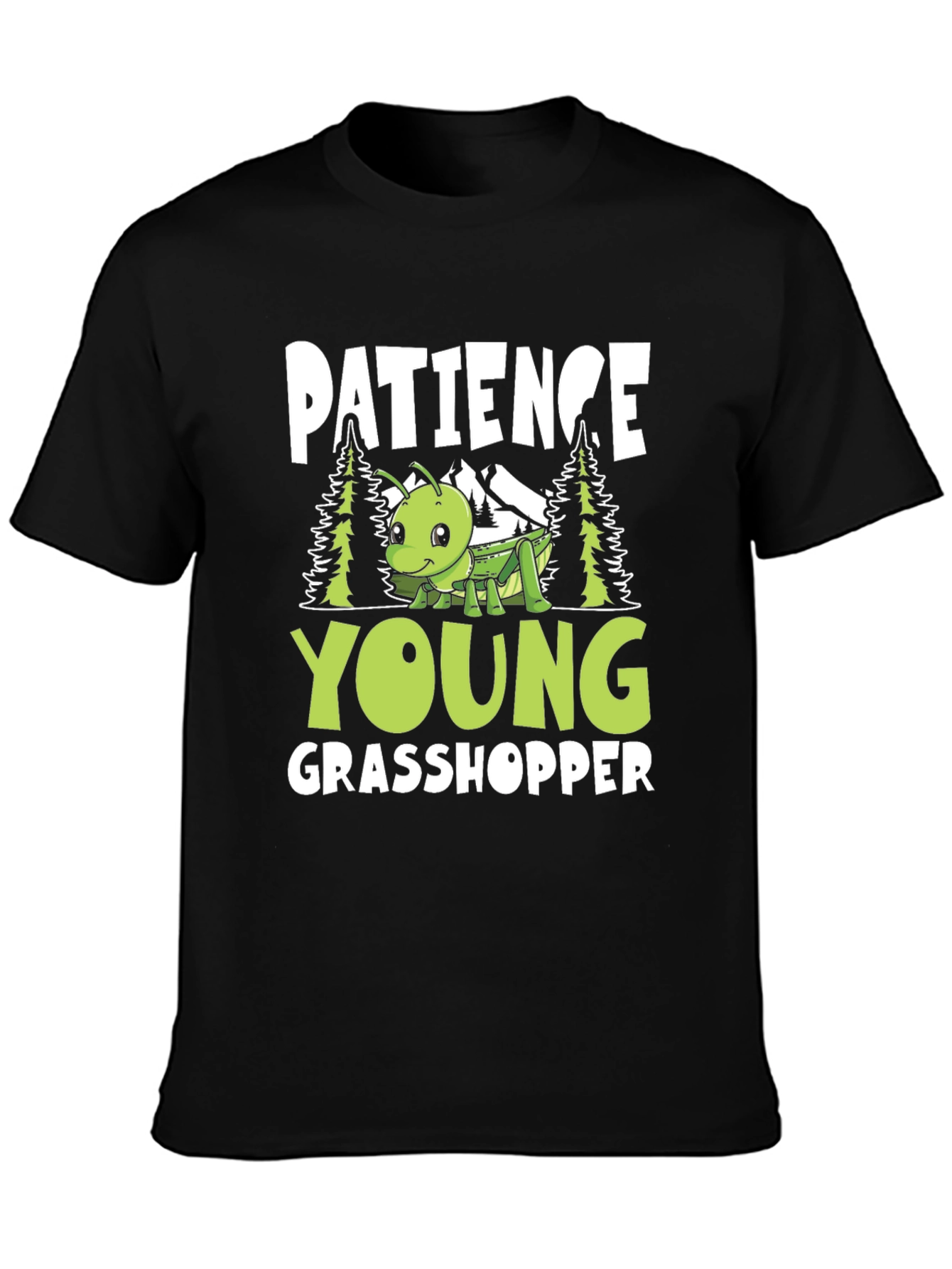 Patience Young Grasshopper Graphic T-Shirt