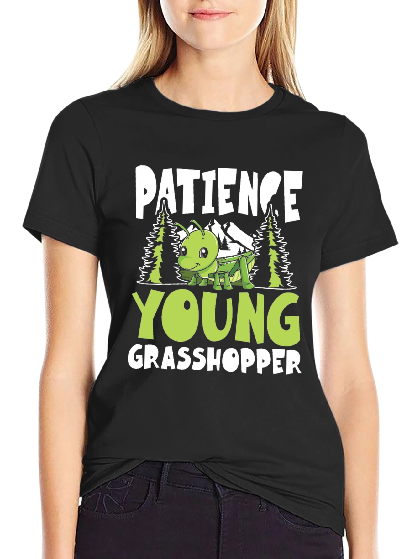 Patience Young Grasshopper Graphic T-Shirt
