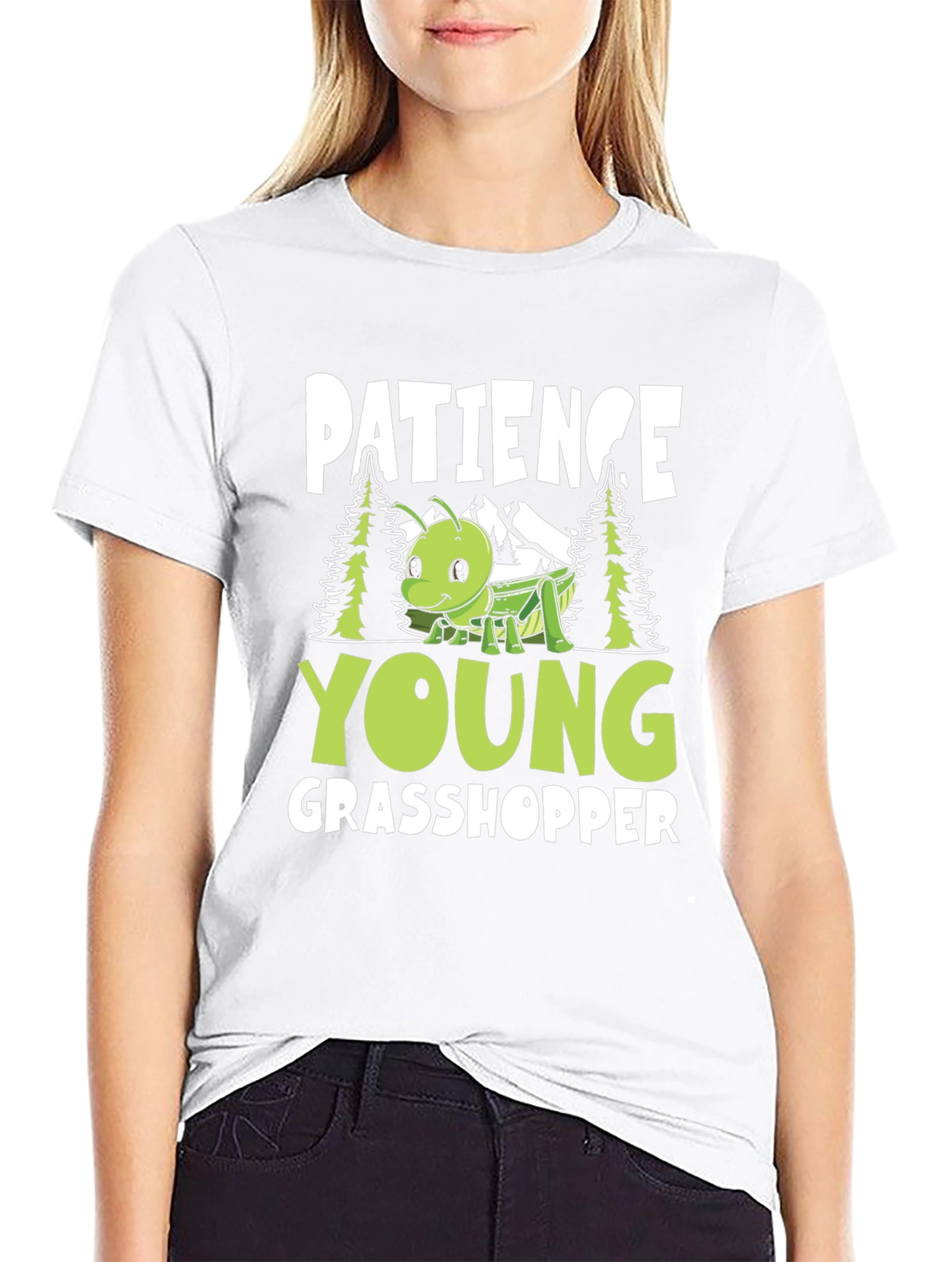 Patience Young Grasshopper Graphic T-Shirt
