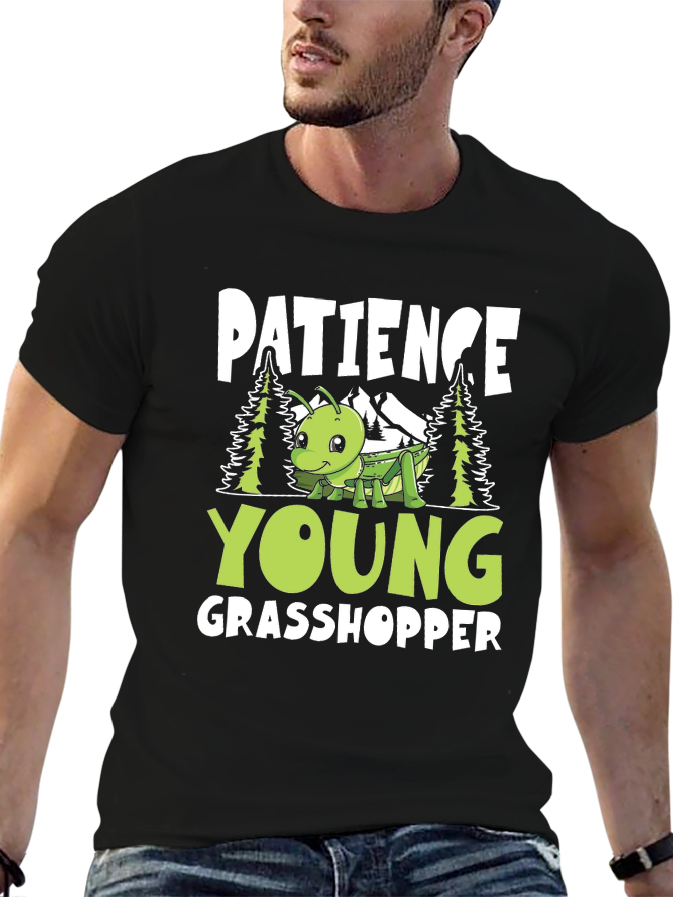 Patience Young Grasshopper Graphic T-Shirt