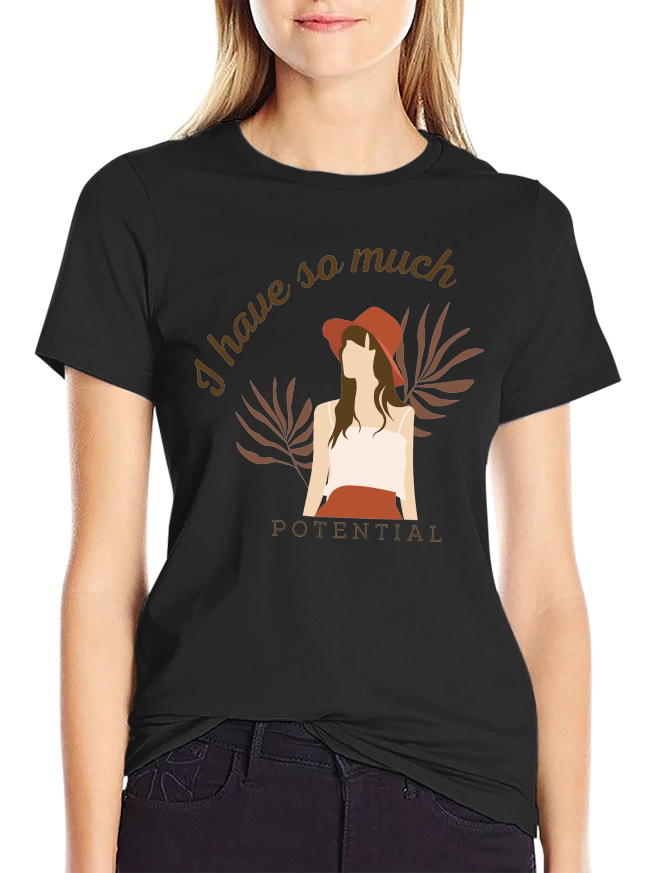Potential Graphic T-Shirt - Trendy Casual Tee