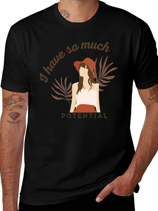 Potential Graphic T-Shirt - Trendy Casual Tee