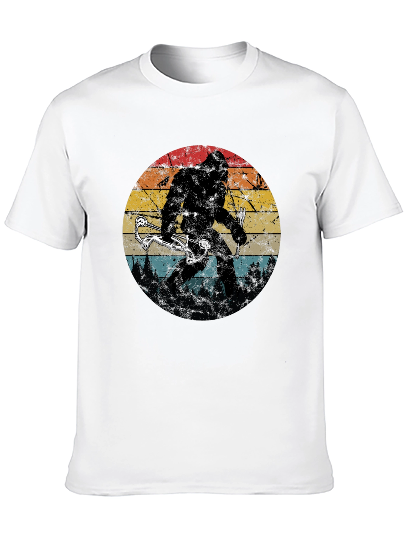 Bigfoot Bow Hunter Graphic Tee
