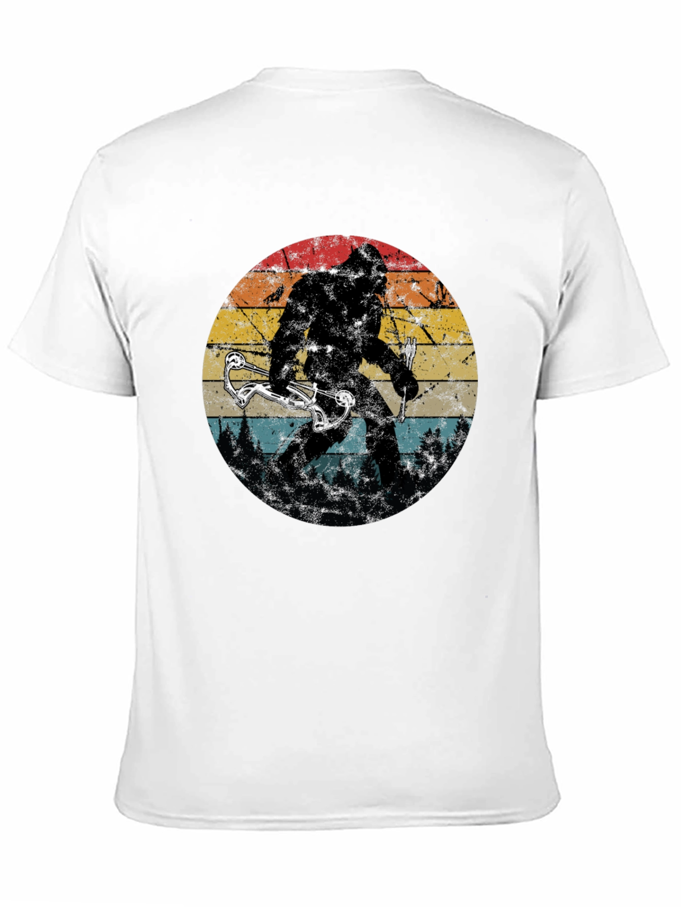 Bigfoot Bow Hunter Graphic Tee