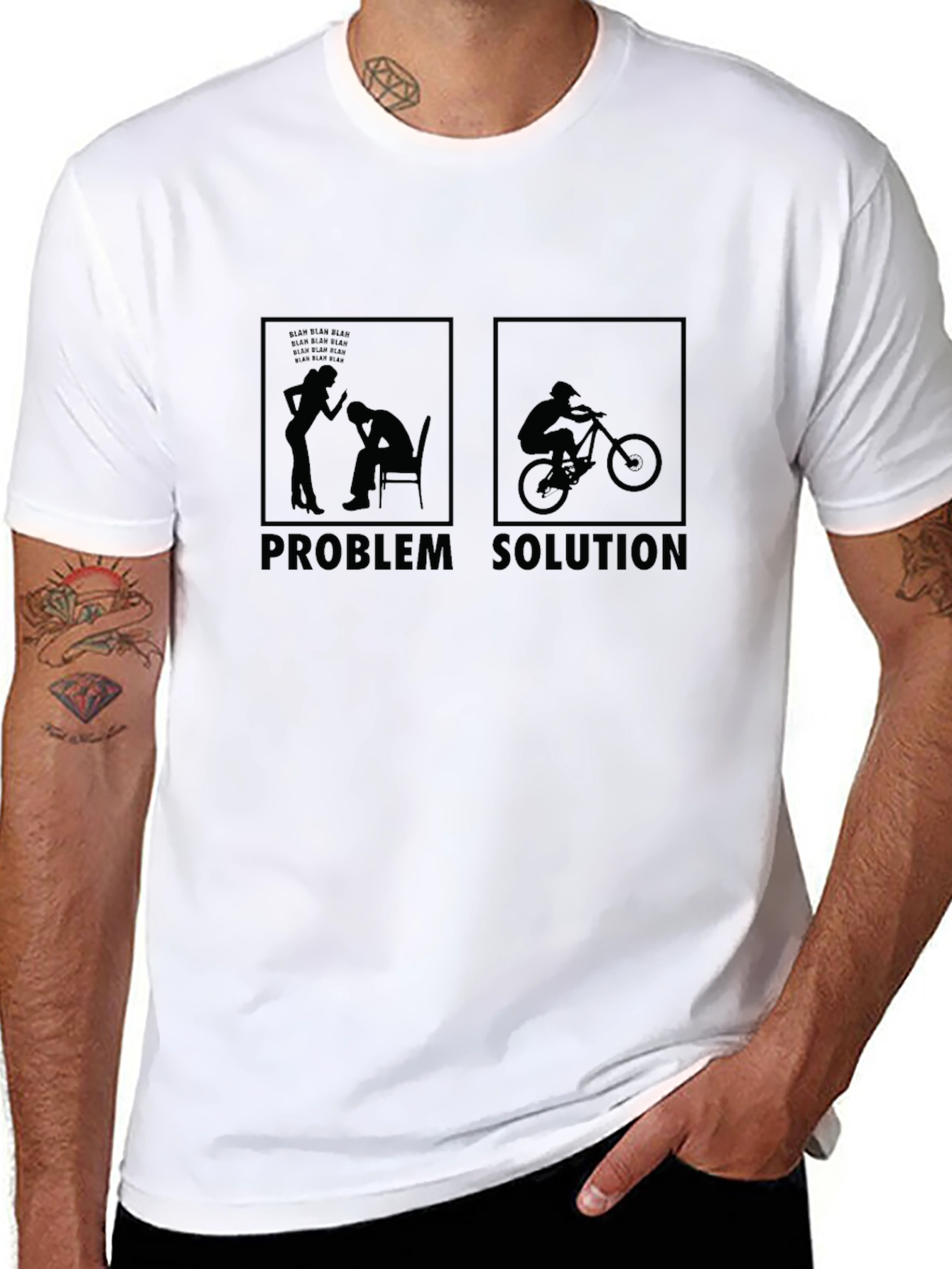 Problem Solution Bike T-Shirt