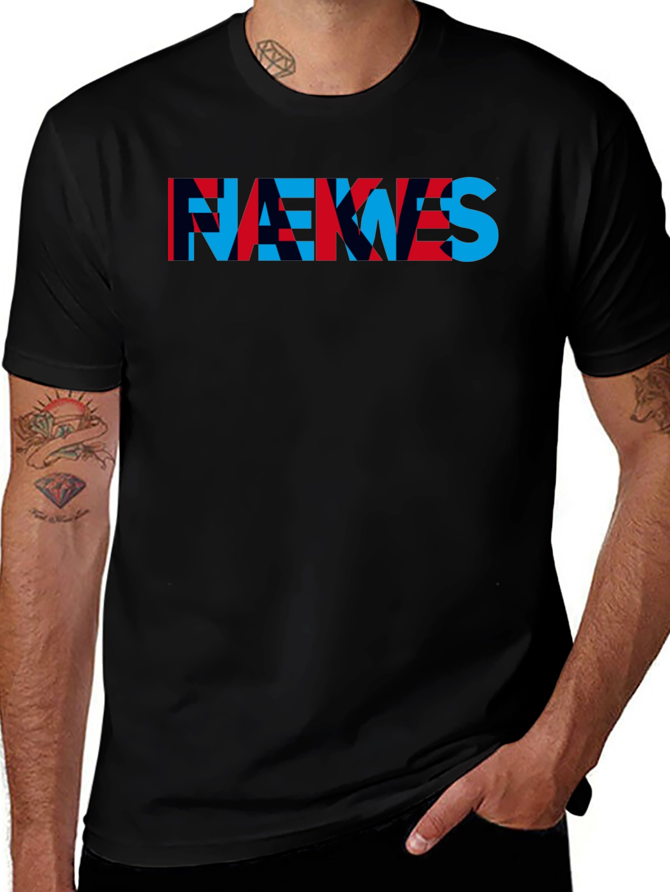 Abstract Graphic T-Shirt - Modern Casual Tee