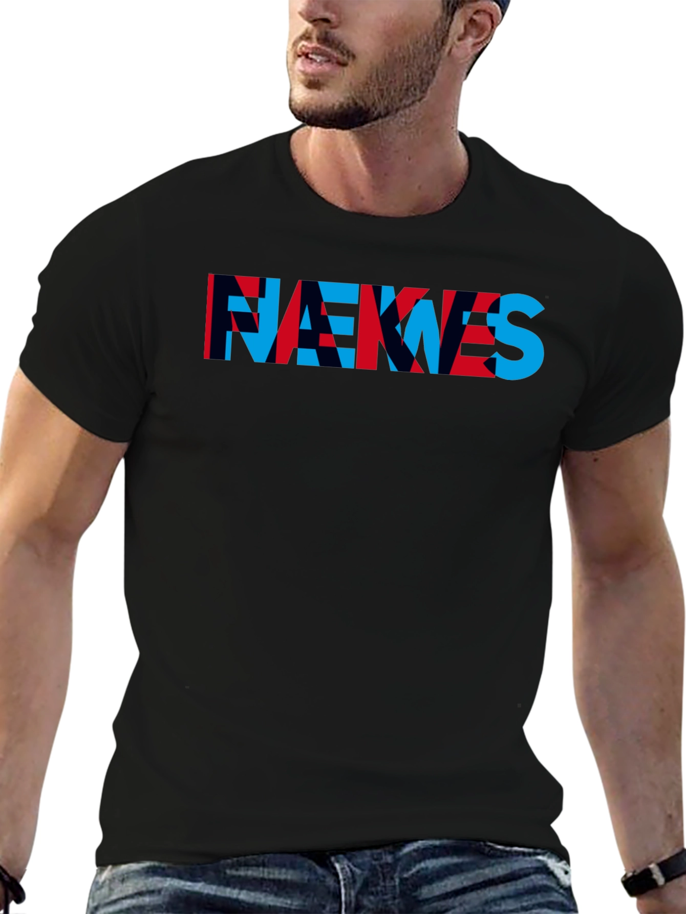 Abstract Graphic T-Shirt - Modern Casual Tee